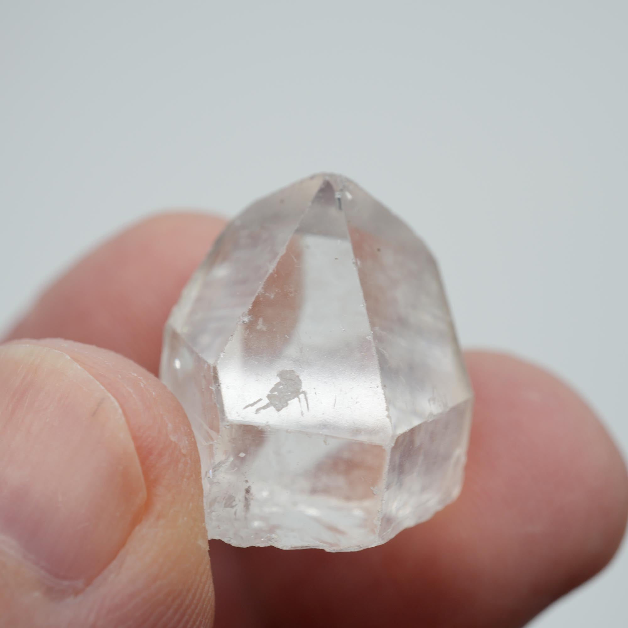 Brazilian Quartz Point - High Silica Clear Crystal from Minas Gerais