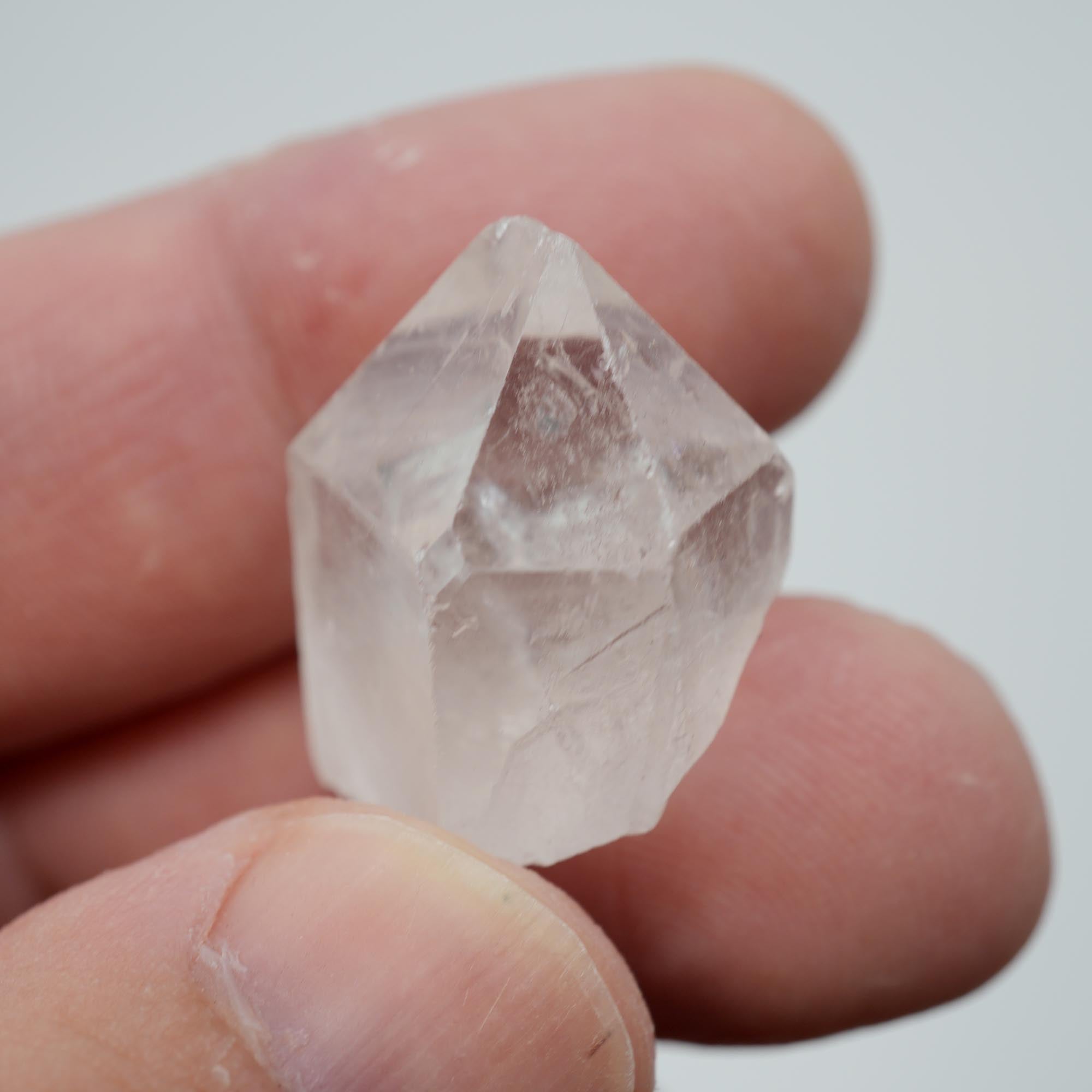 Brazilian Quartz Point - Natural Six-Sided Clear Crystal Point