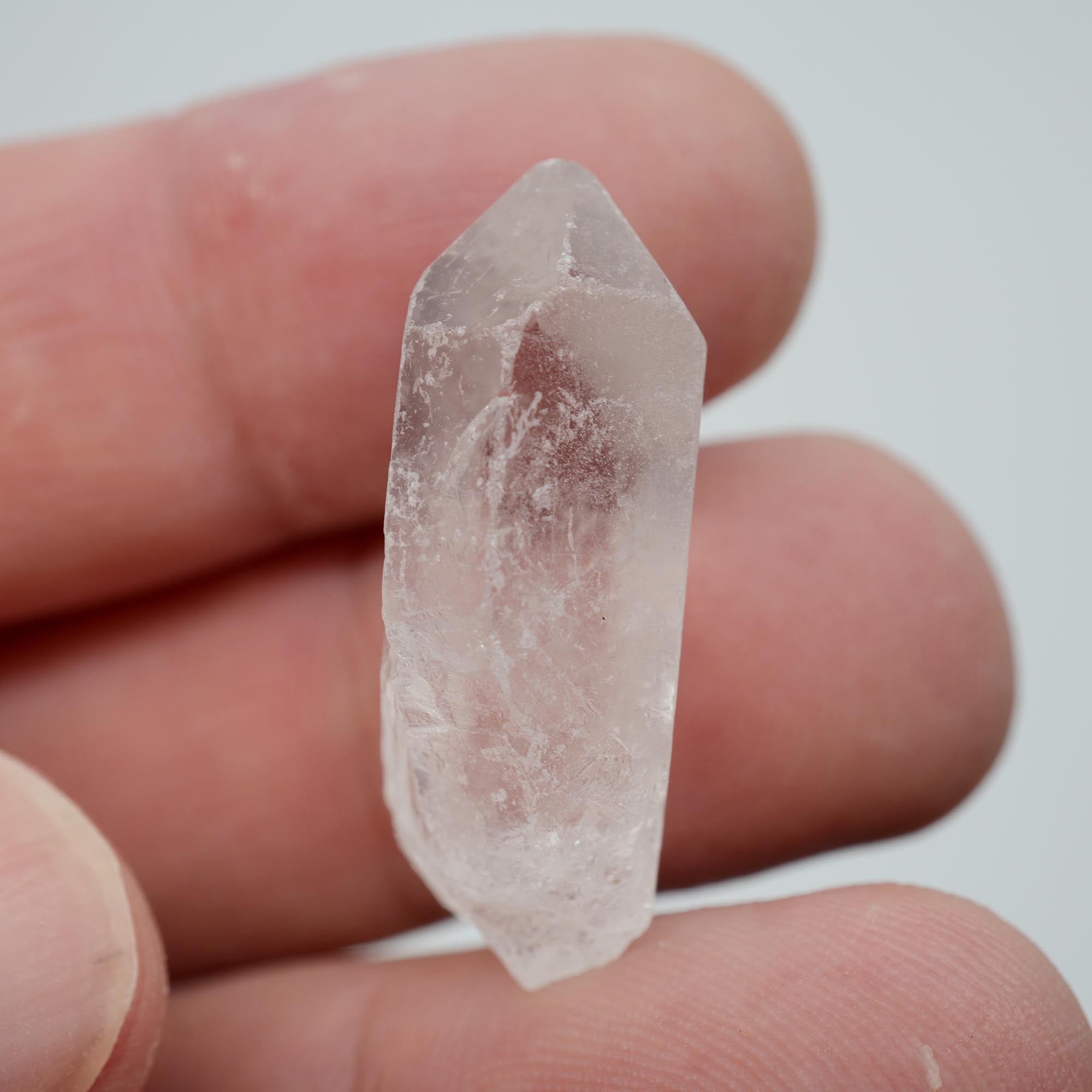 Brazilian Quartz Point - Natural Clear Starter Crystal Point
