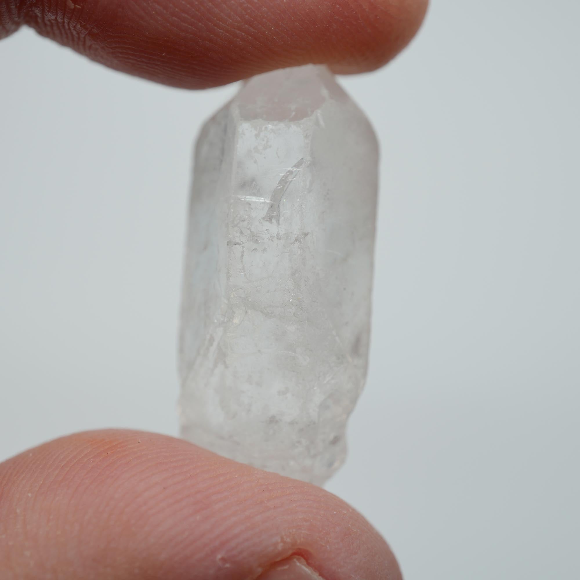 Brazilian Quartz Point - Natural Clear Starter Crystal Point