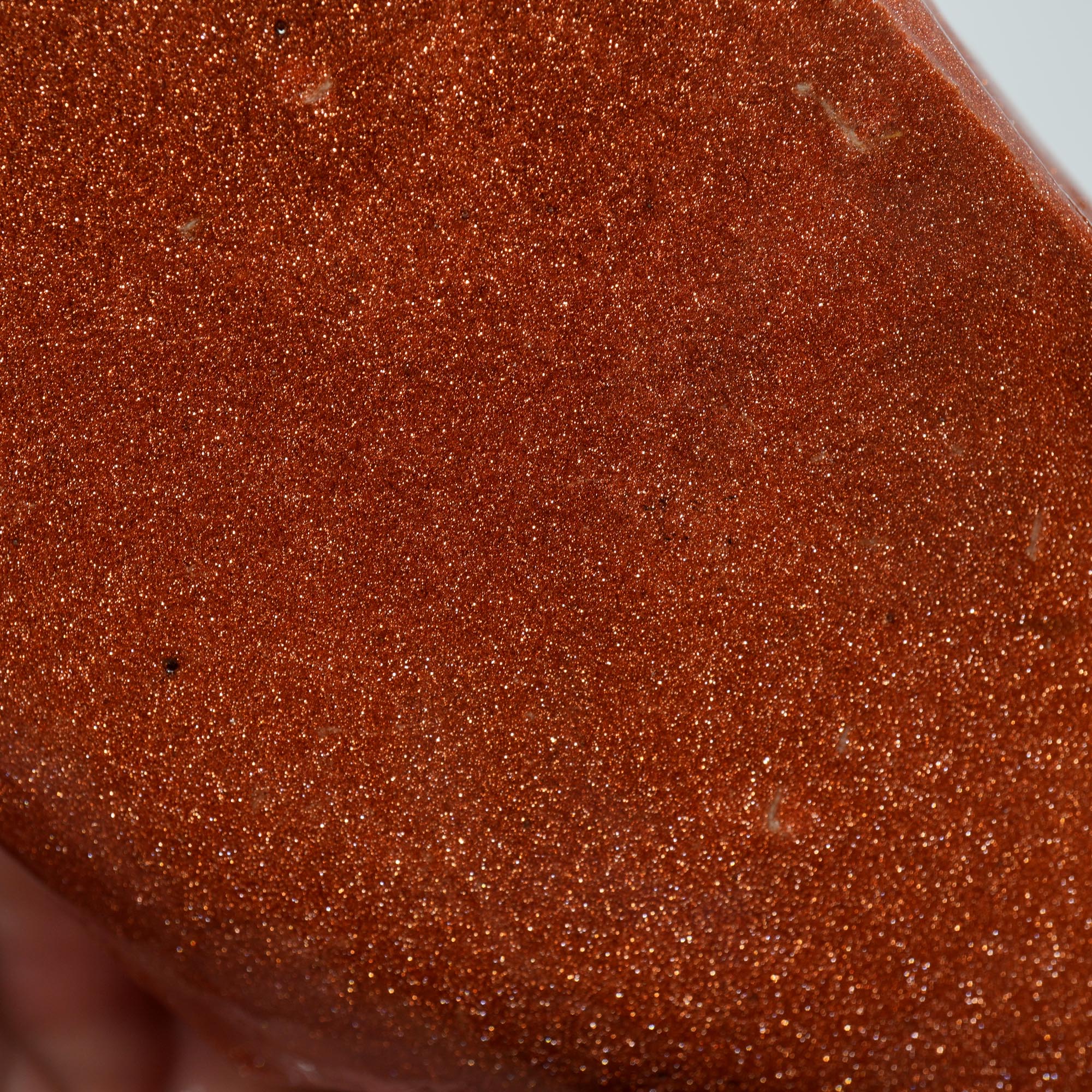 Goldstone Rough - Glittery Copper Sparkle Chunk for Cutting and Display
