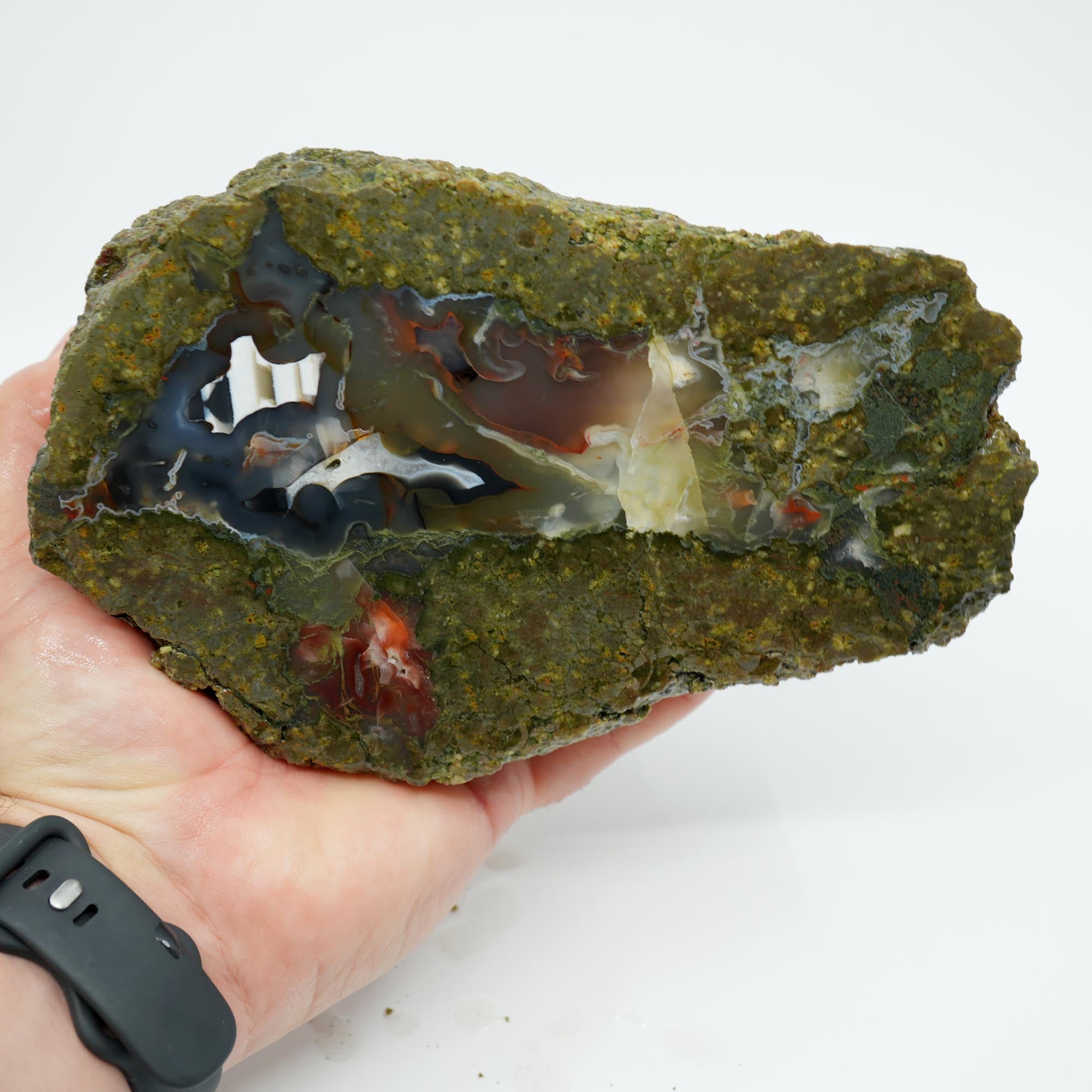 Desolation Canyon Thunderegg Cut and Proven - Red White Blue Fortification