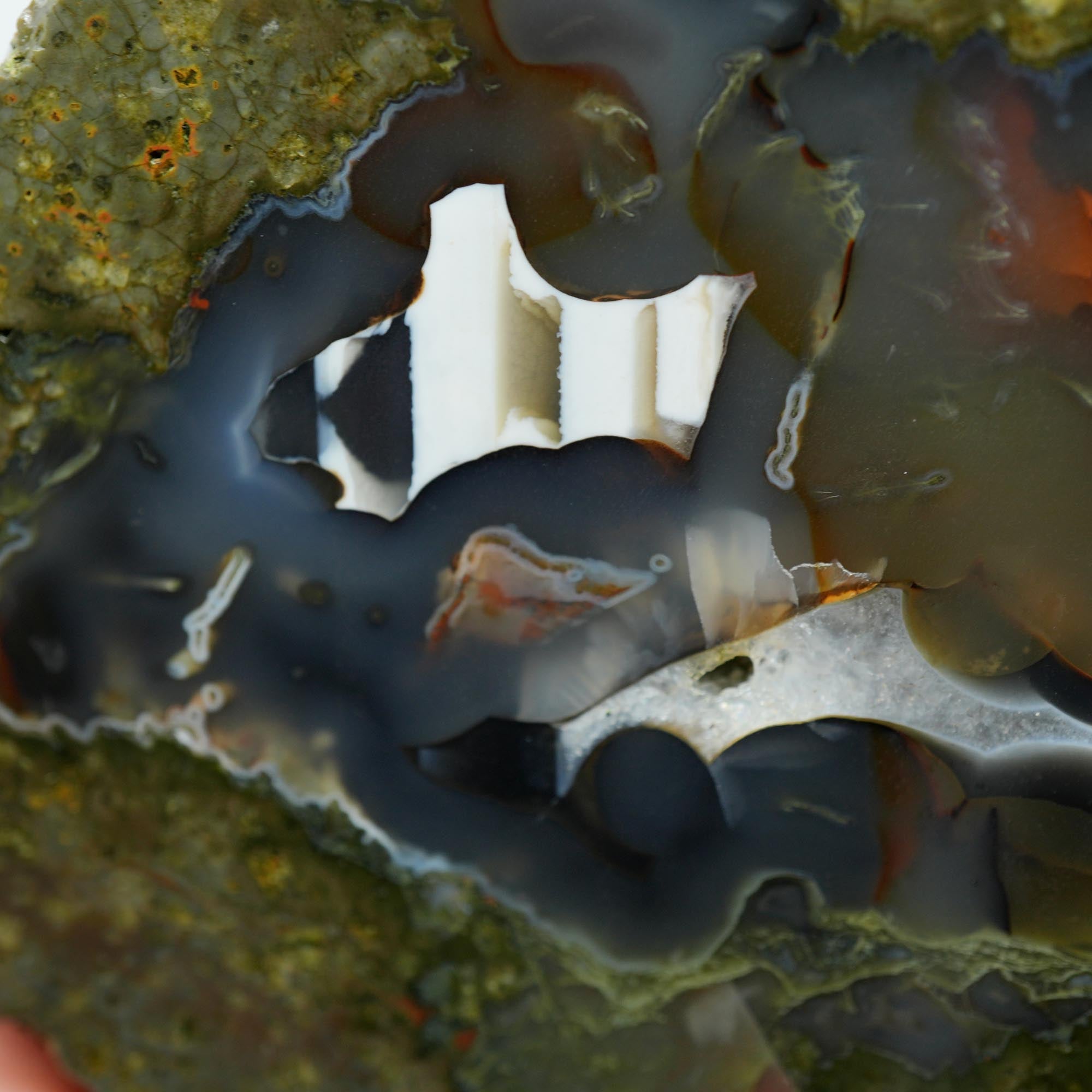 Desolation Canyon Thunderegg Cut and Proven - Red White Blue Fortification