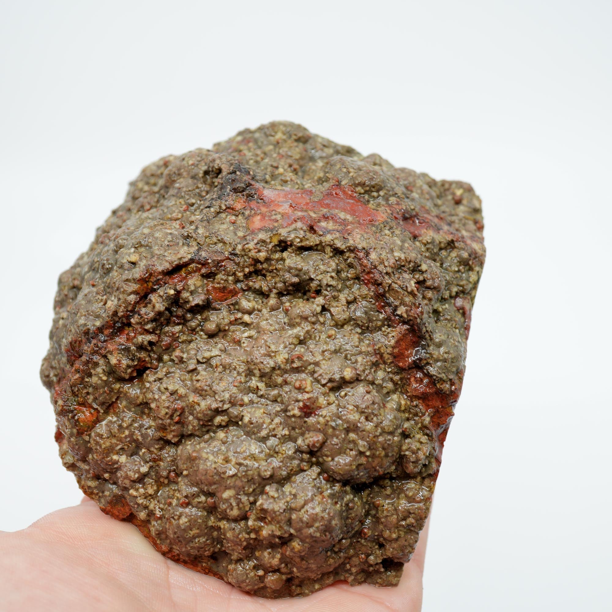 Lucky Strike Thunderegg Polished Bookend Cut - Semi-Gloss Two-Sided Cut