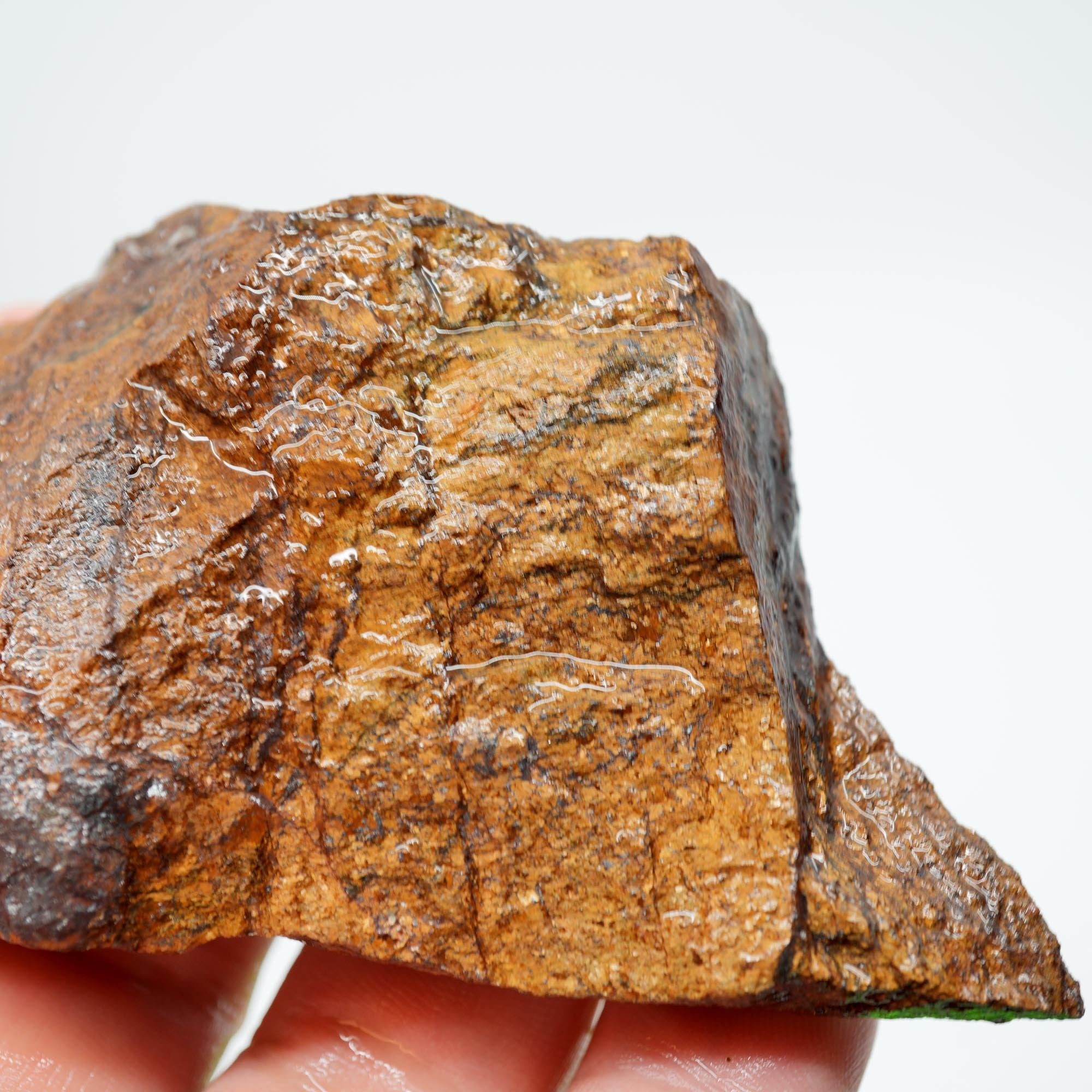 Bronzite Endcut - Cut for Best Flash Chatoyant Display