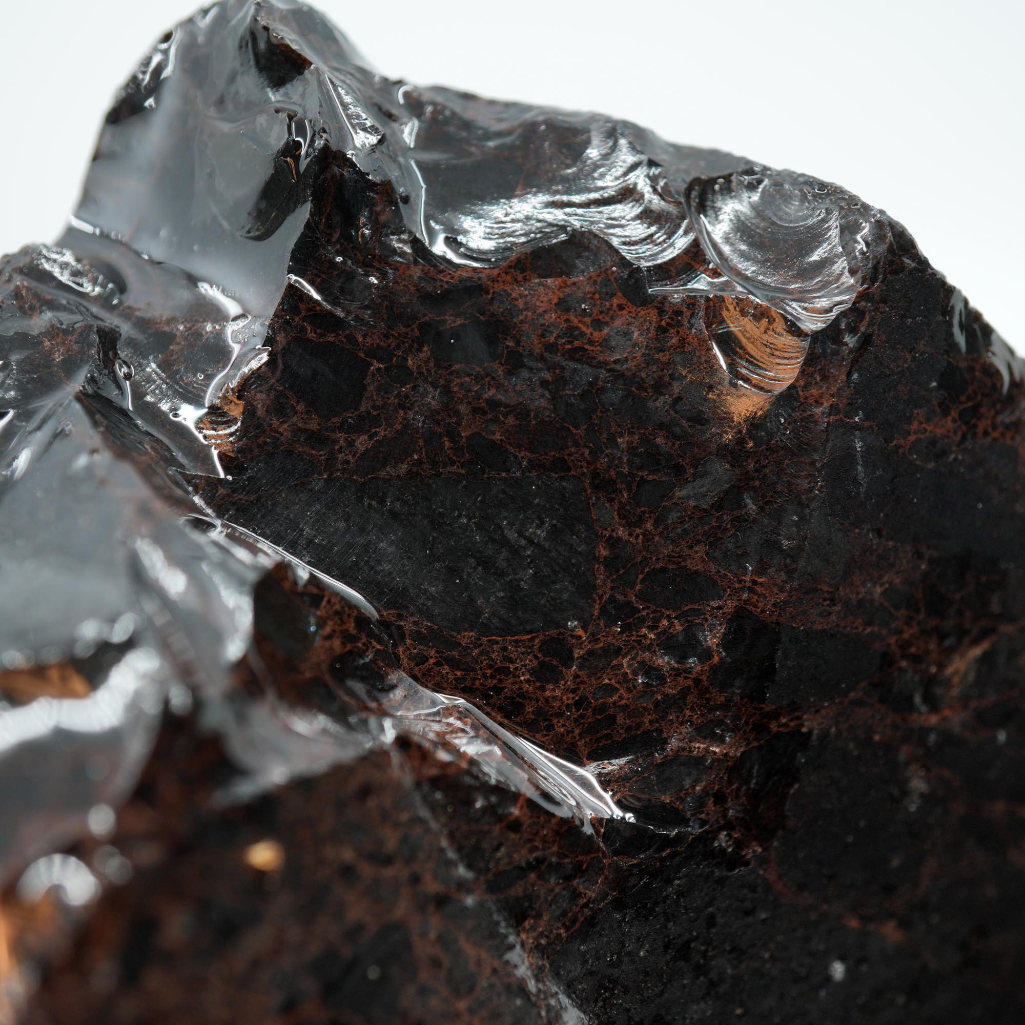 Mahogany Obsidian Rough - Dark Smoky Variant from Glass Butte