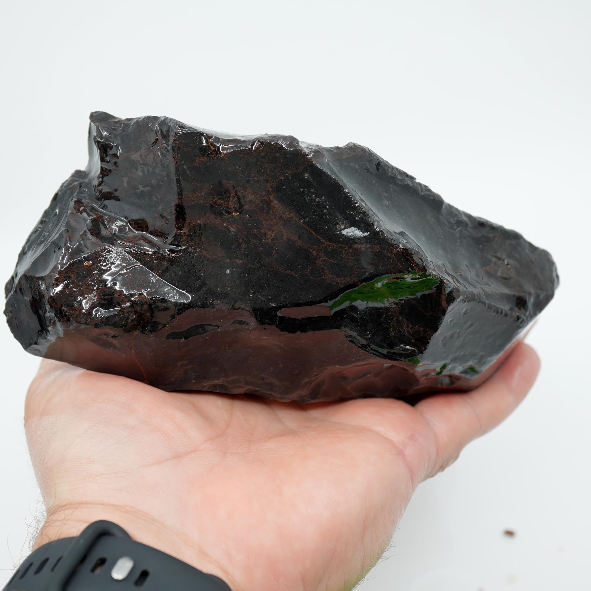 Mahogany Obsidian Rough - Dark Smoky Variant from Glass Butte