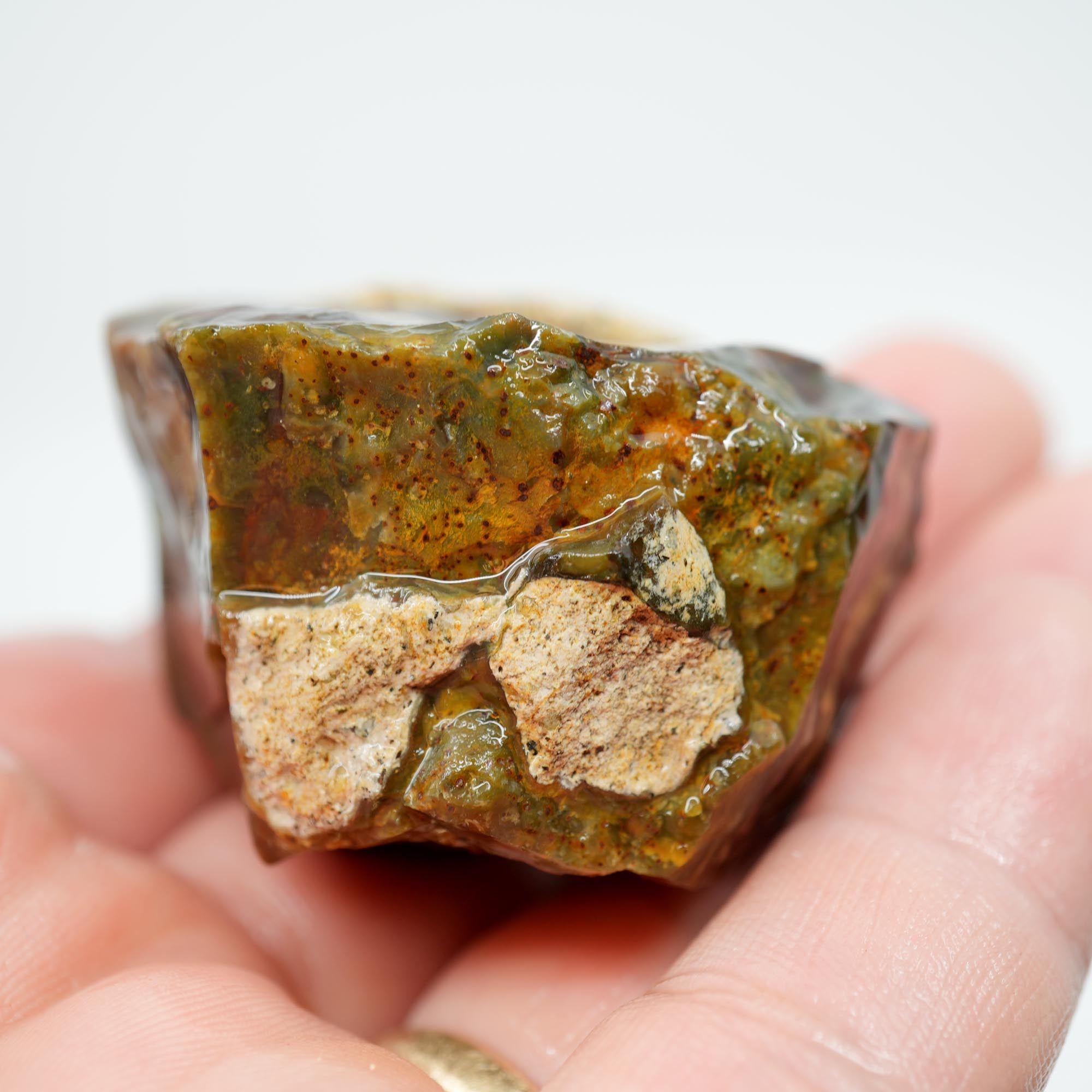Morrisonite Jasper Rough - Original Digs Trimmer Purple and Green