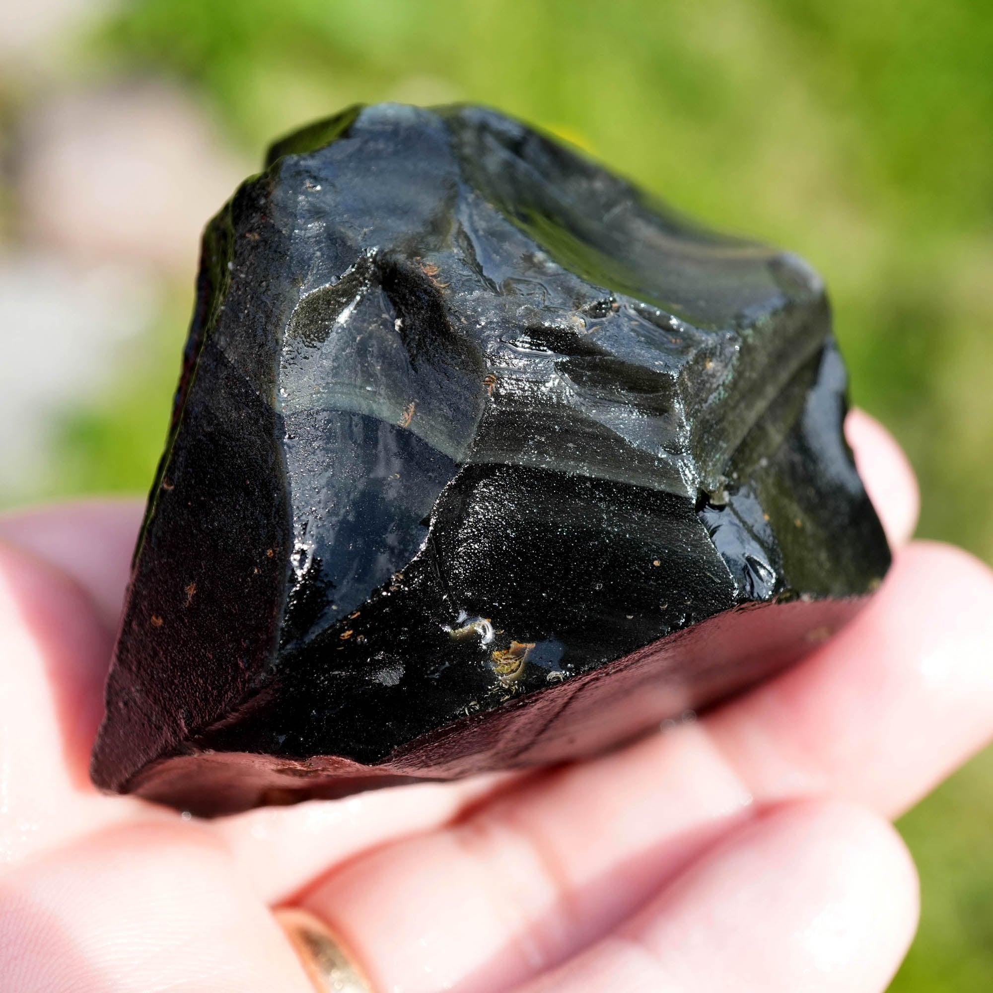 Jalisco Rainbow Obsidian Rough - Trimmer for Single Cab Slabs