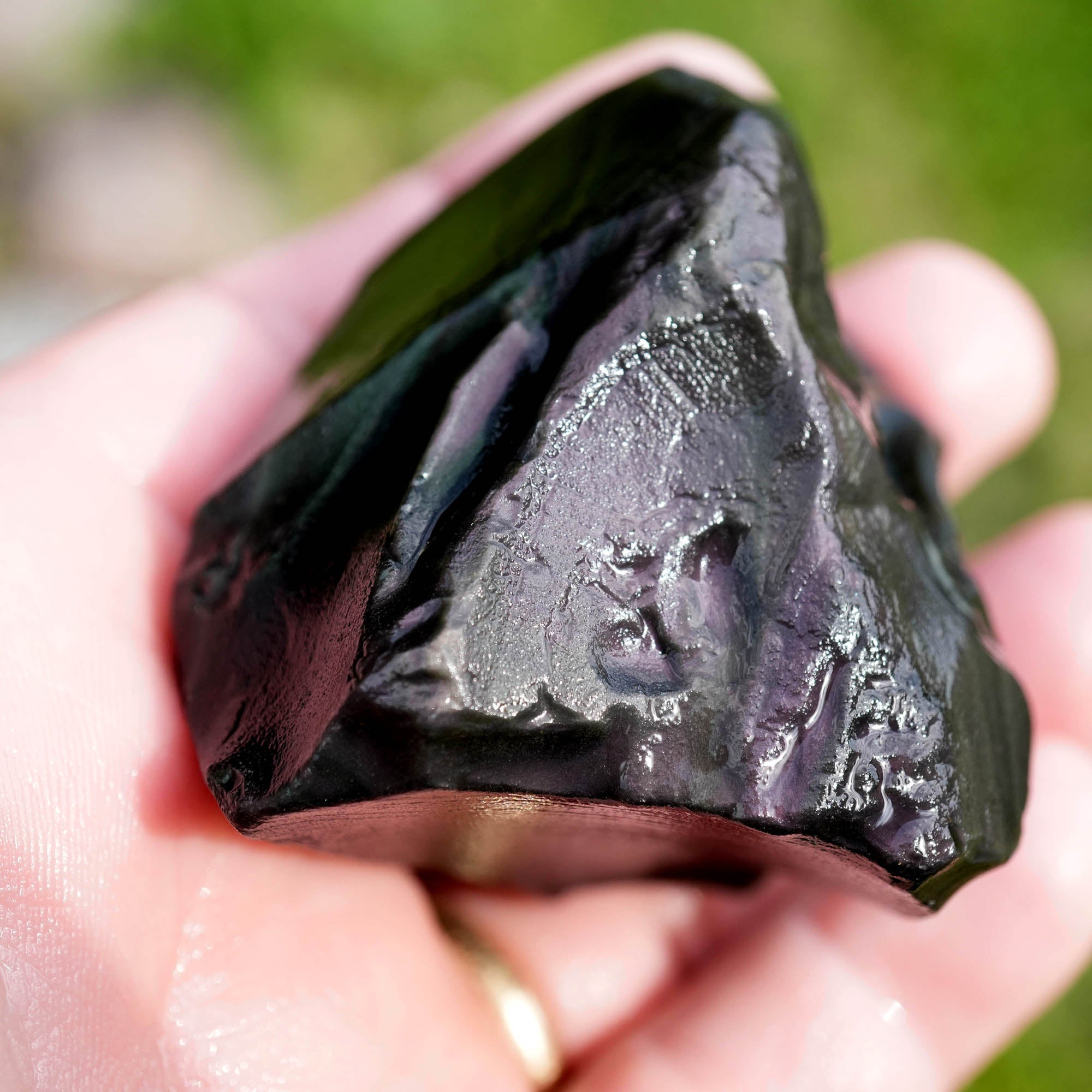 Jalisco Rainbow Obsidian Rough - Trimmer for Single Cab Slabs