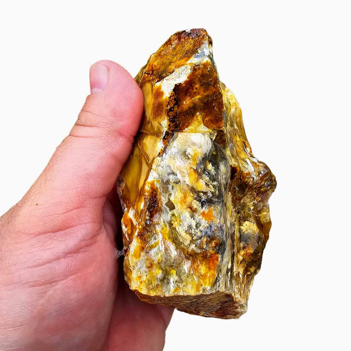 Regency Rose Plume Agate Lapidary Cutting Rough Chunk