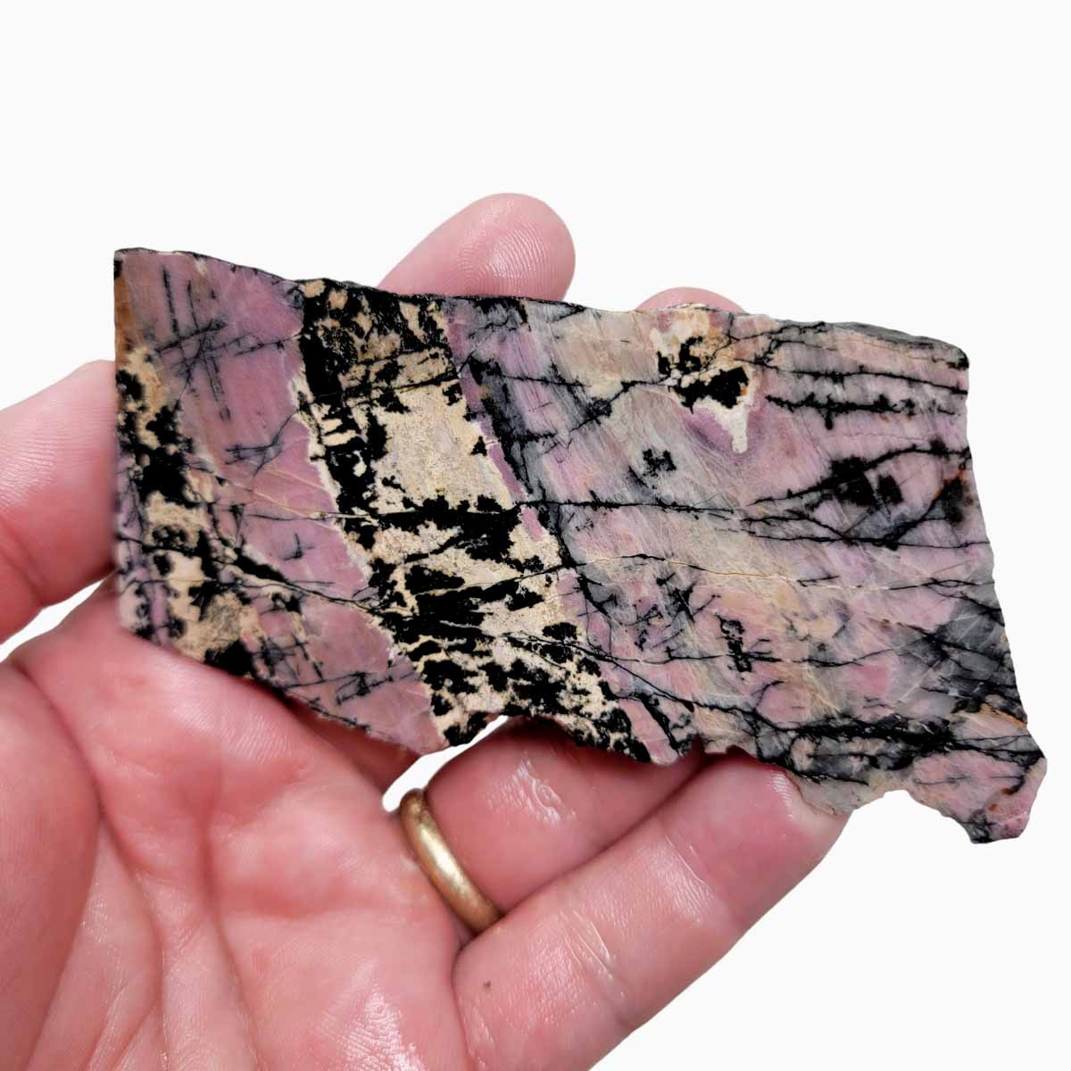 Rhodonite Slab!  Lapidary Stone Slab!