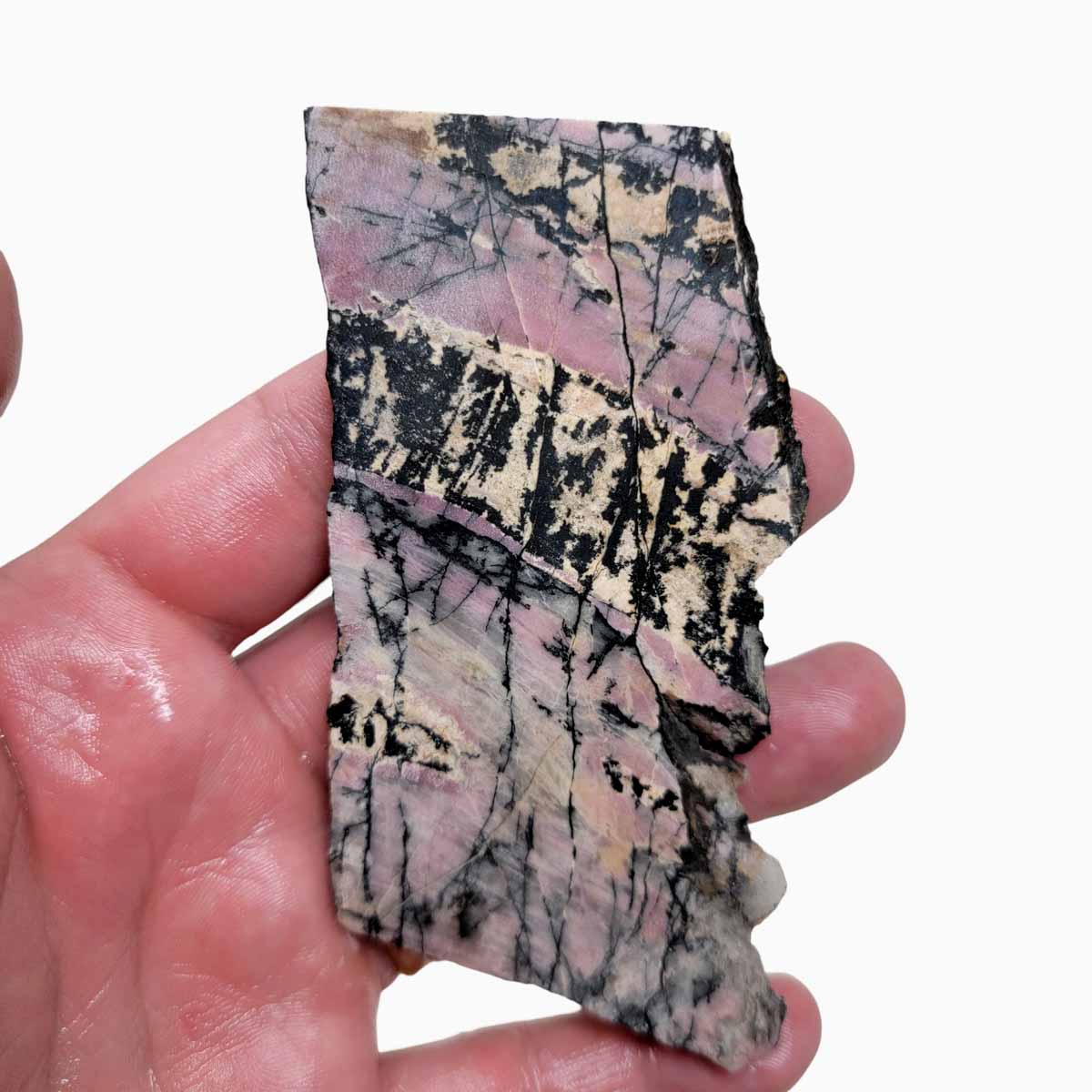 Rhodonite Slab!  Lapidary Stone Slab!