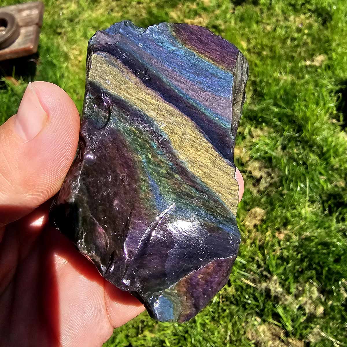 Mexican Velvet Obsidian Rough Chunk!