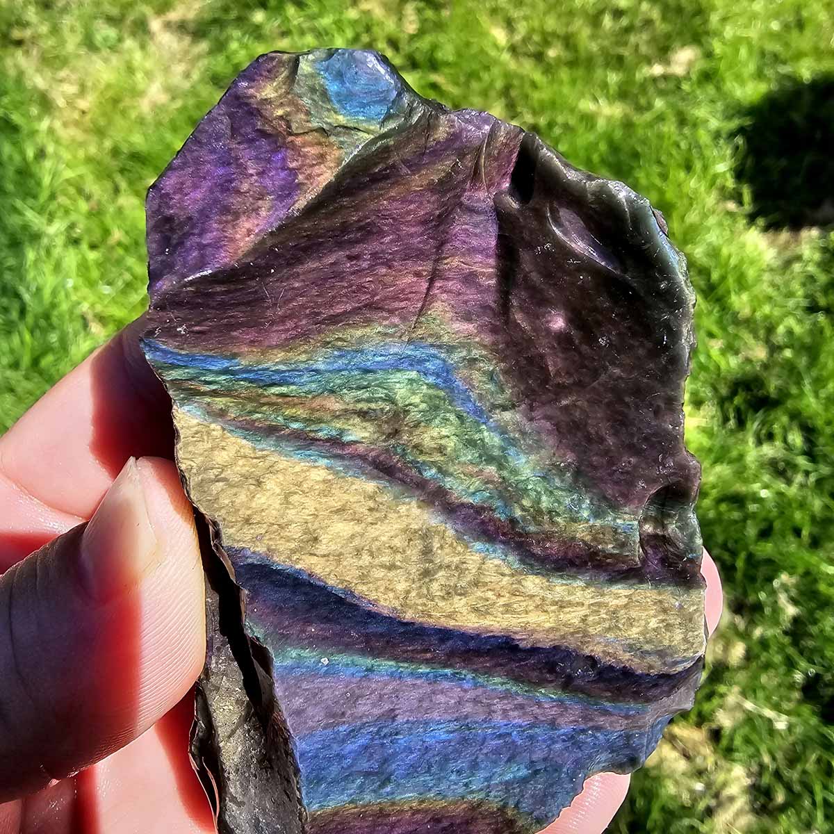 Mexican Velvet Obsidian Rough Chunk!