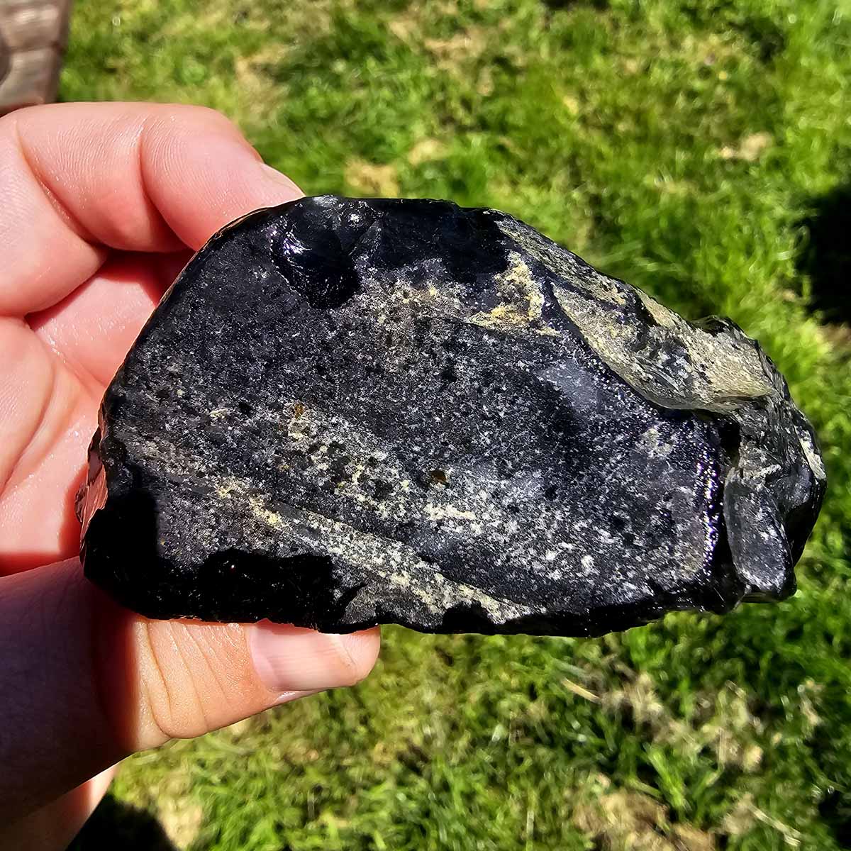 Mexican Velvet Obsidian Rough Chunk!