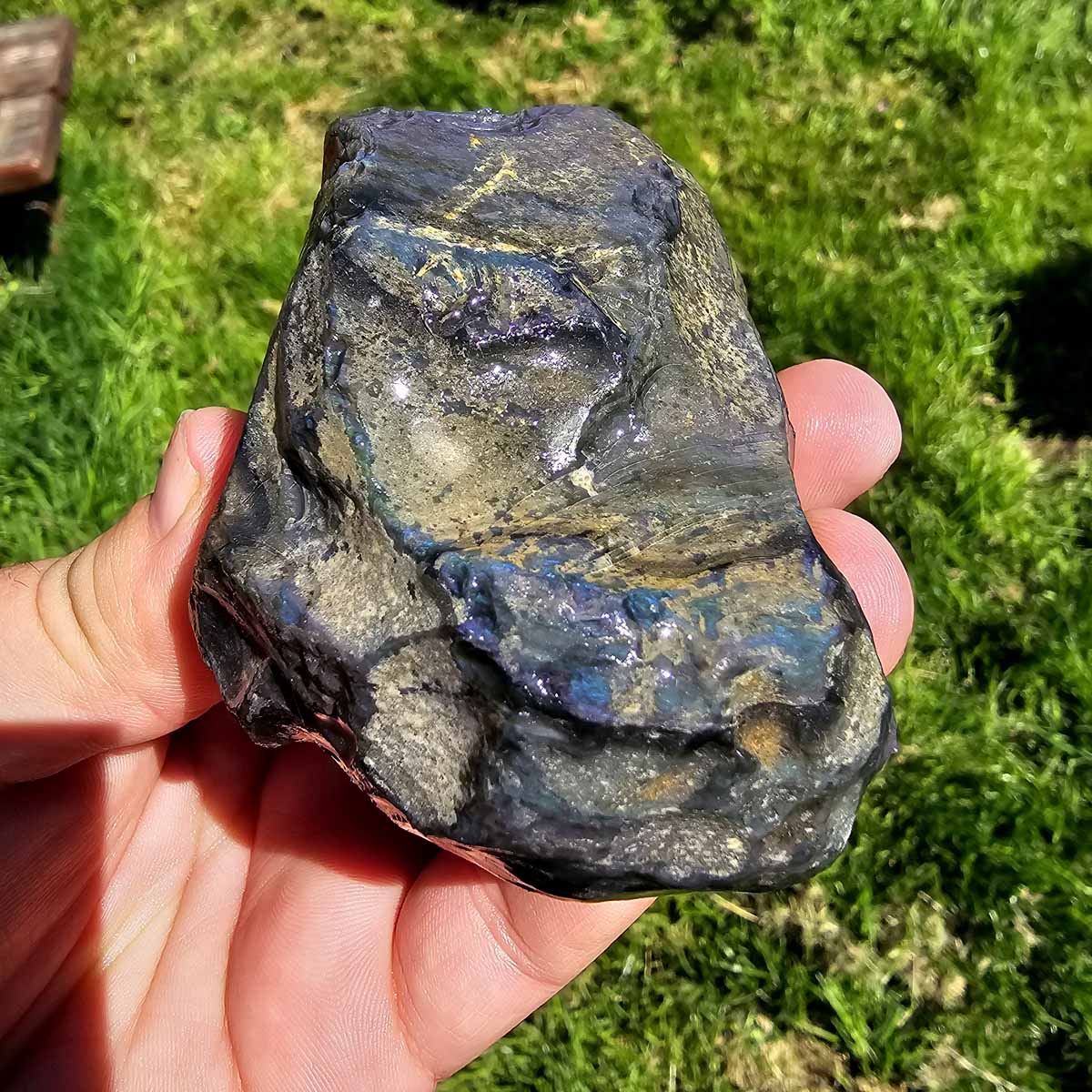 Mexican Velvet Obsidian Rough Chunk!