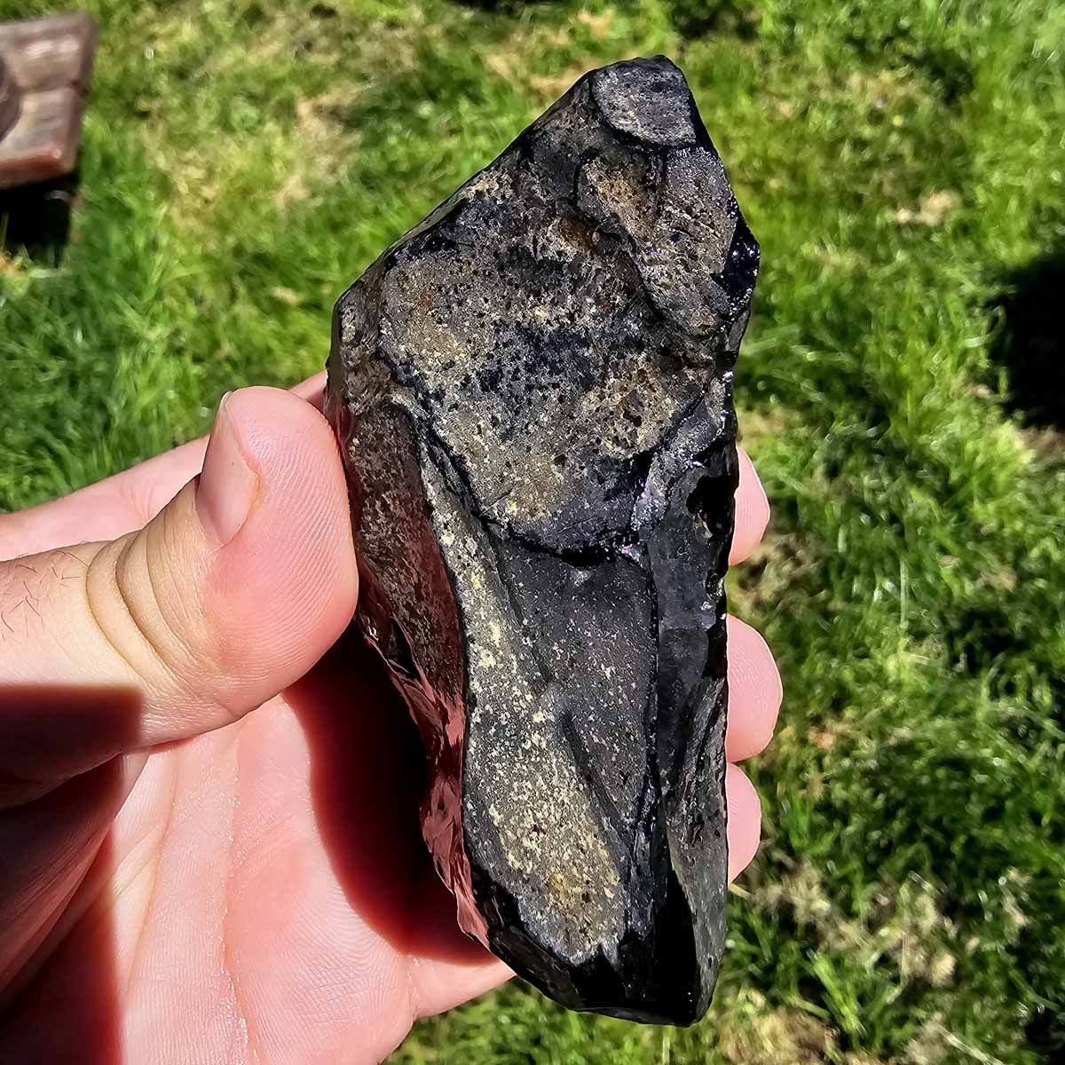 Mexican Velvet Obsidian Rough Chunk!