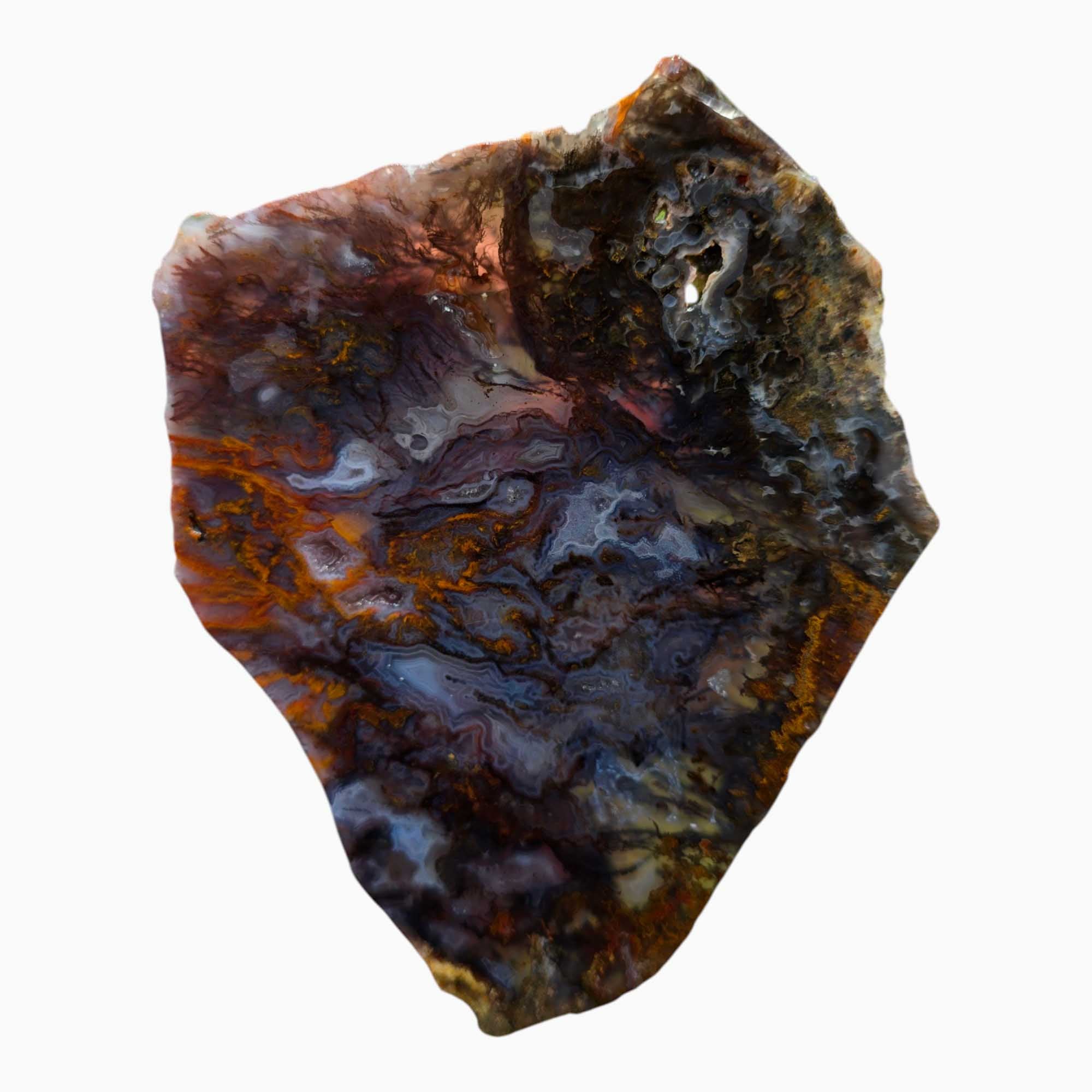 San Carlos Agate Slab Lapidary Stone Slice Cut Rock