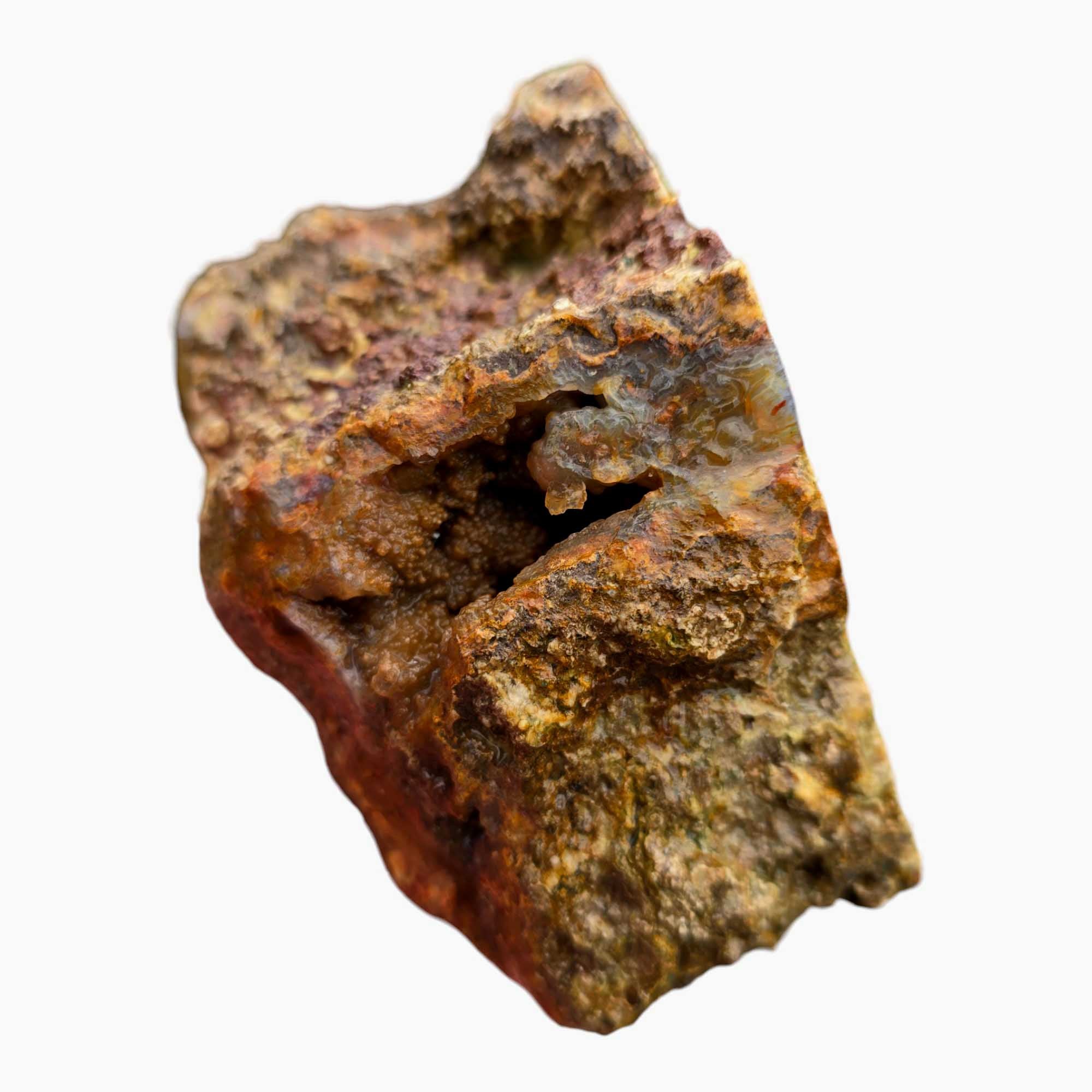 San Carlos Moss Agate Lapidary Cutting Rough Chunk Stone Cut Face