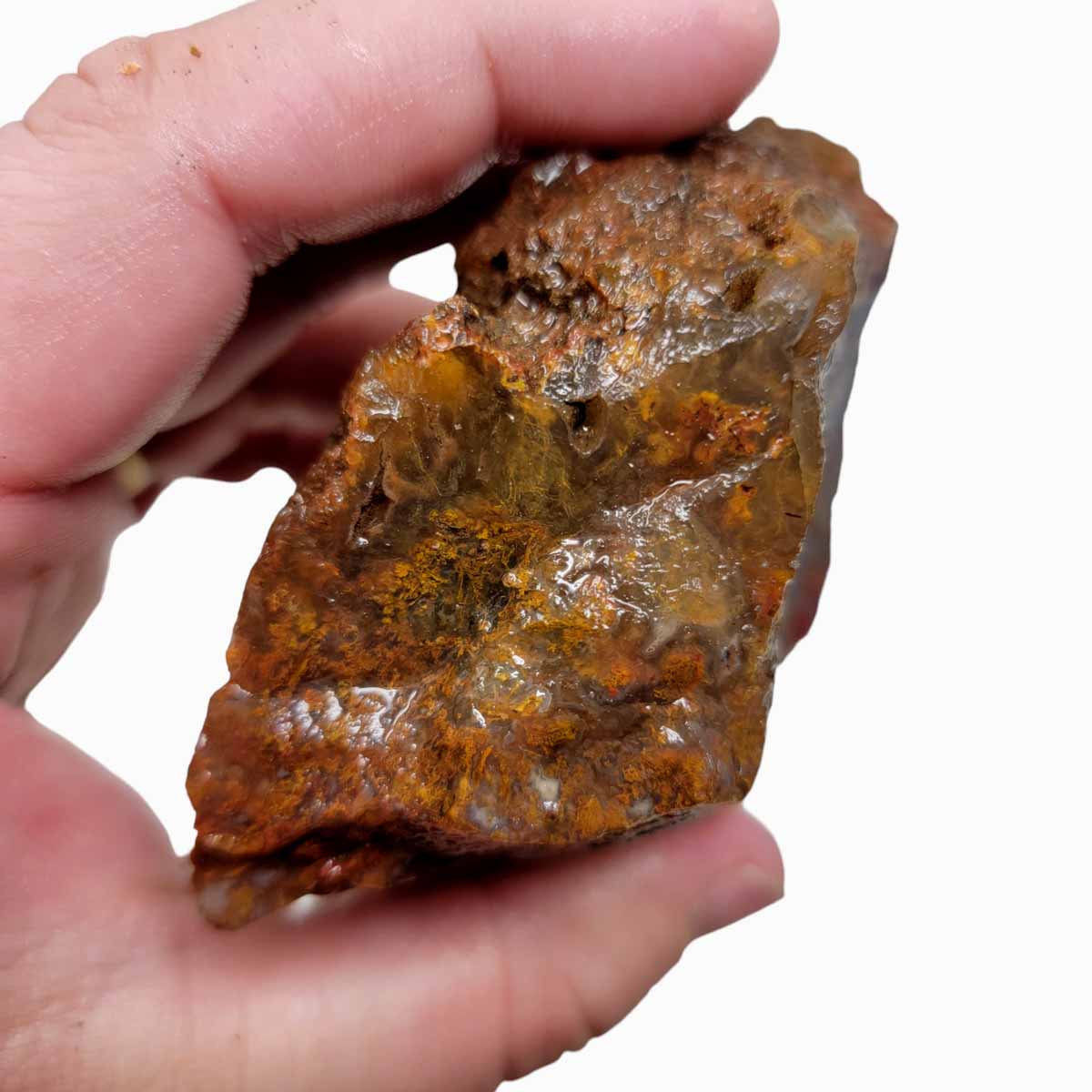 San Carlos Moss Agate Rough Chunk!