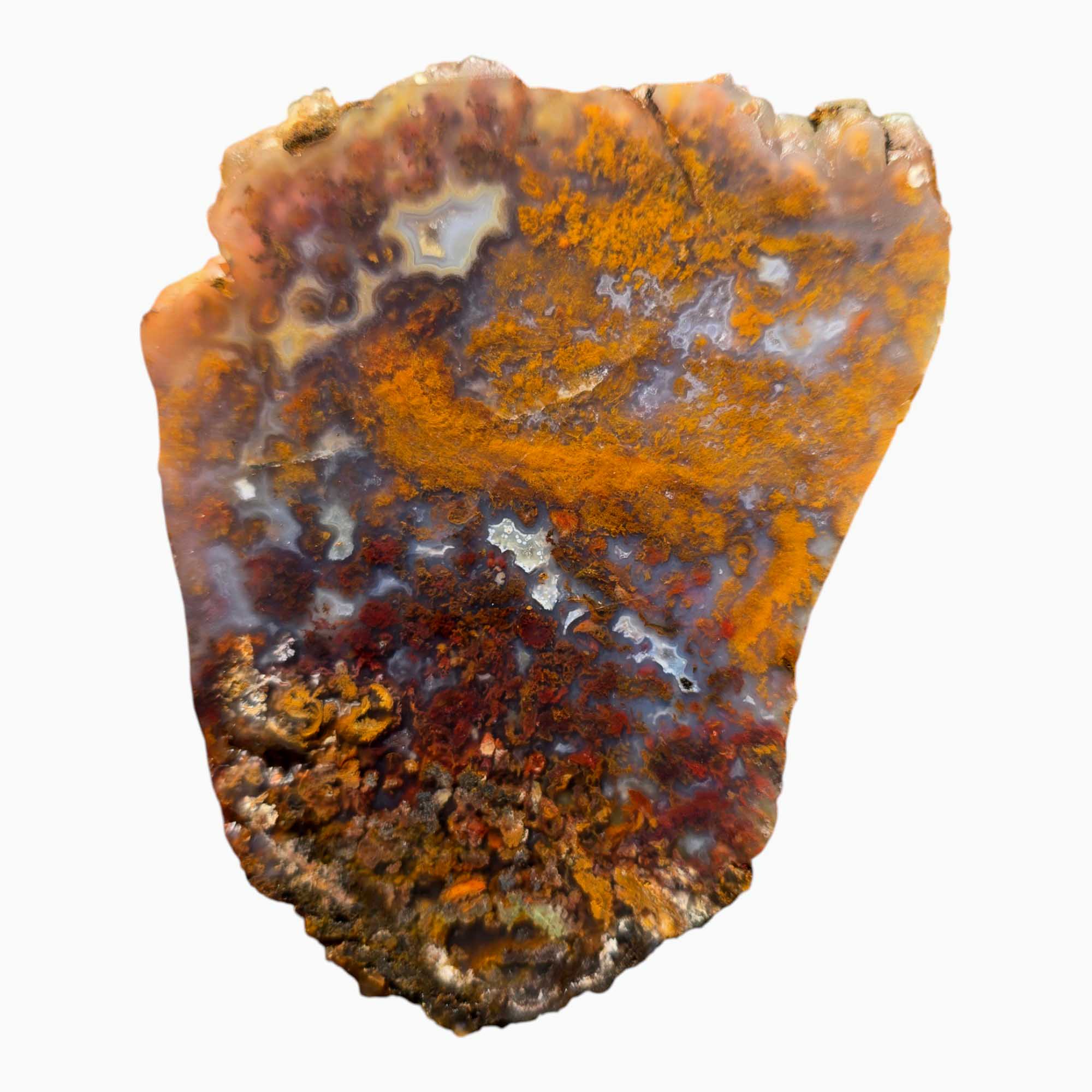 San Carlos Agate Slab Lapidary Stone Slice Cut Rock