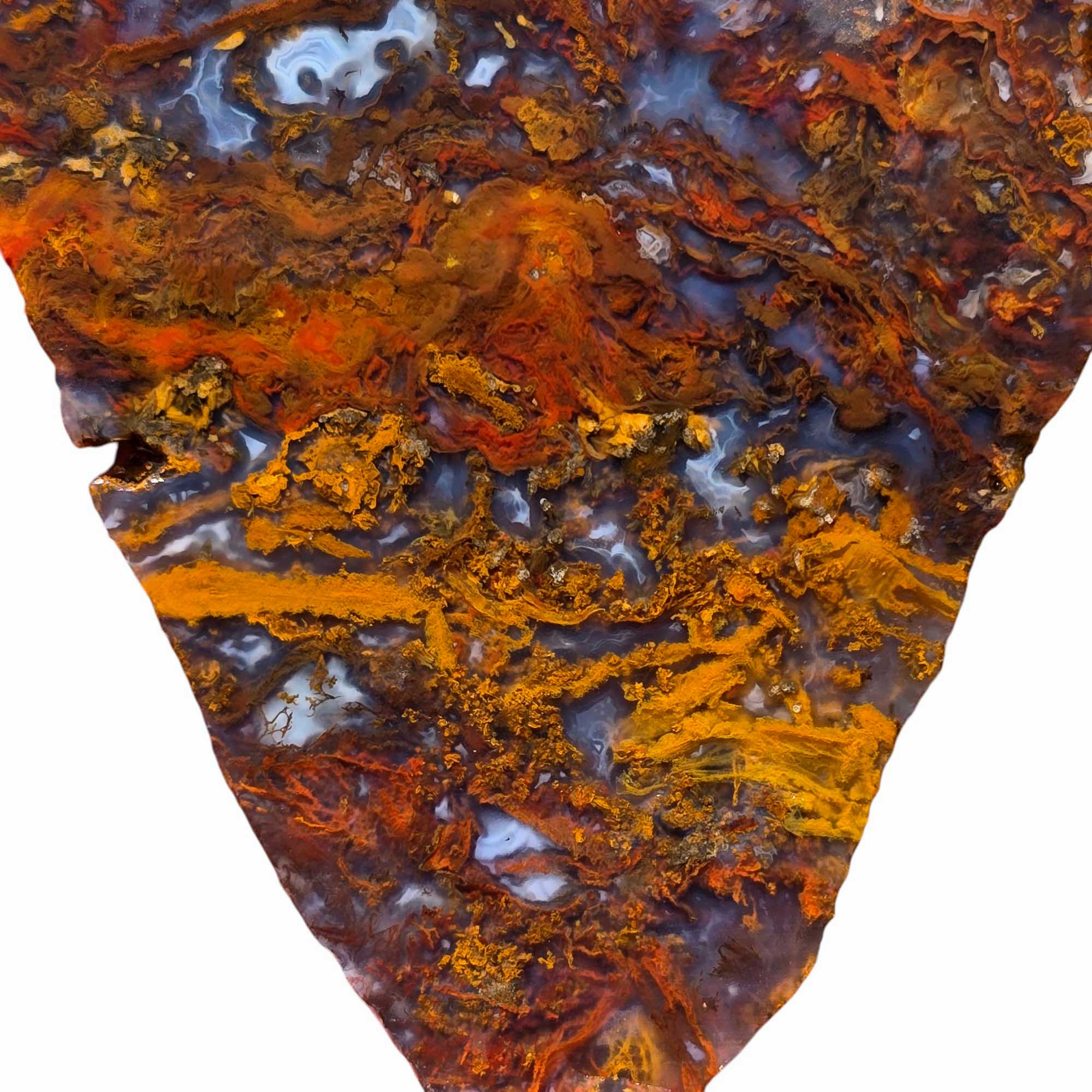 San Carlos Agate Slab Lapidary Stone Slice Cut Rock