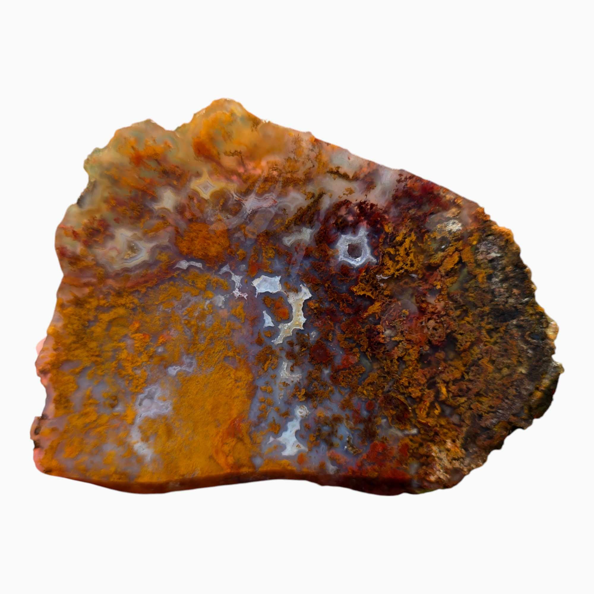 San Carlos Agate Slab Lapidary Stone Slice Cut Rock