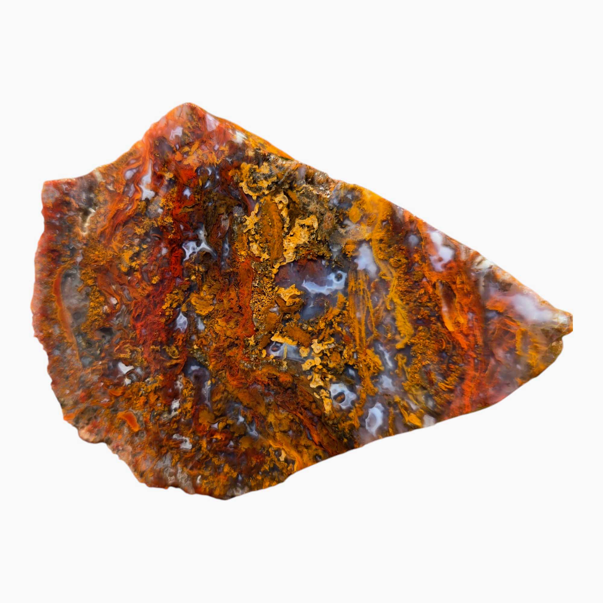 San Carlos Agate Slab Lapidary Stone Slice Cut Rock