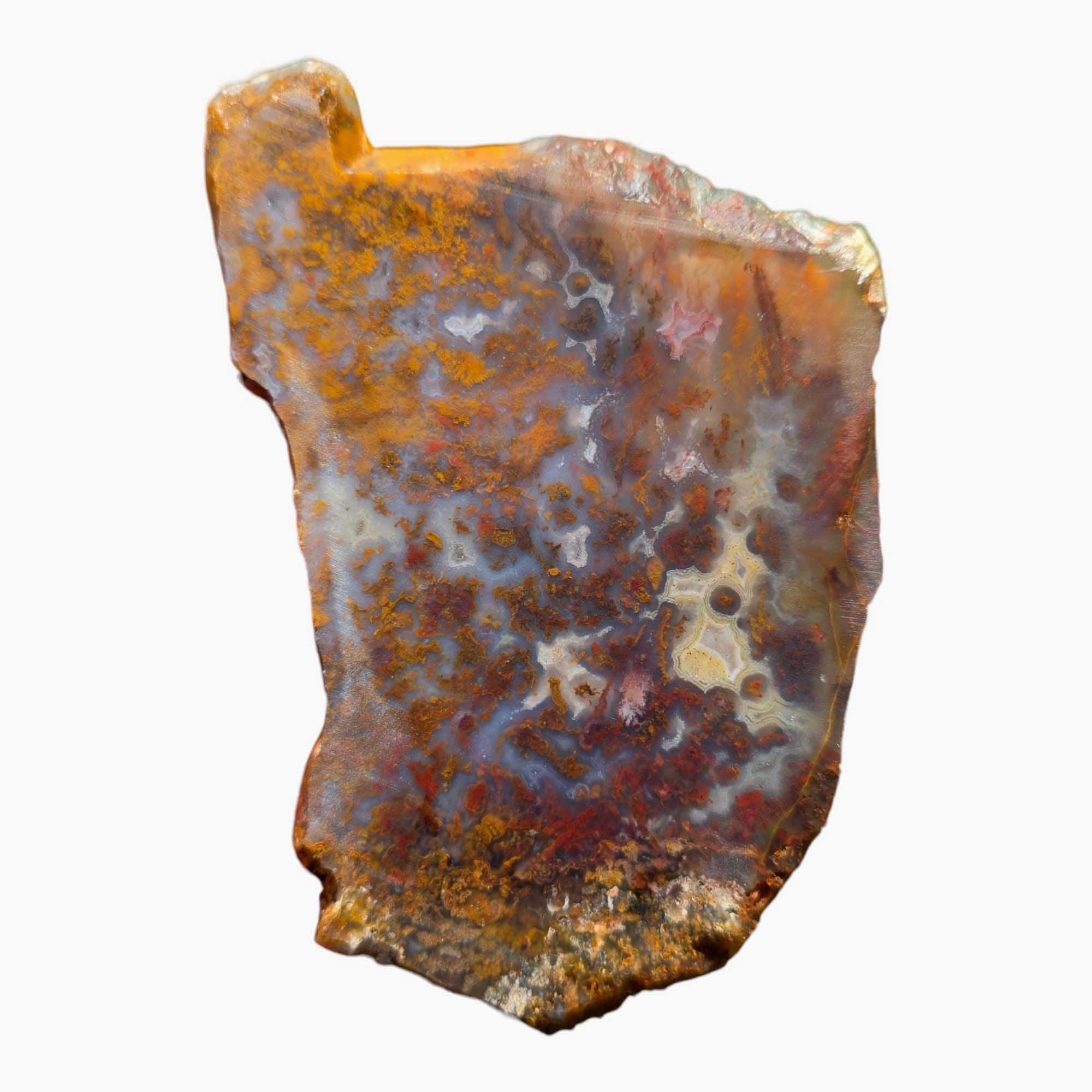 San Carlos Agate Slab Lapidary Stone Slice Cut Rock