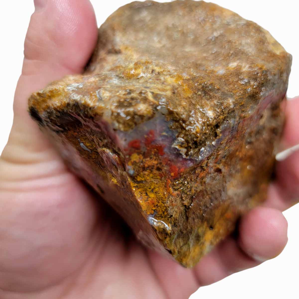 San Carlos Moss Agate Rough Chunk!