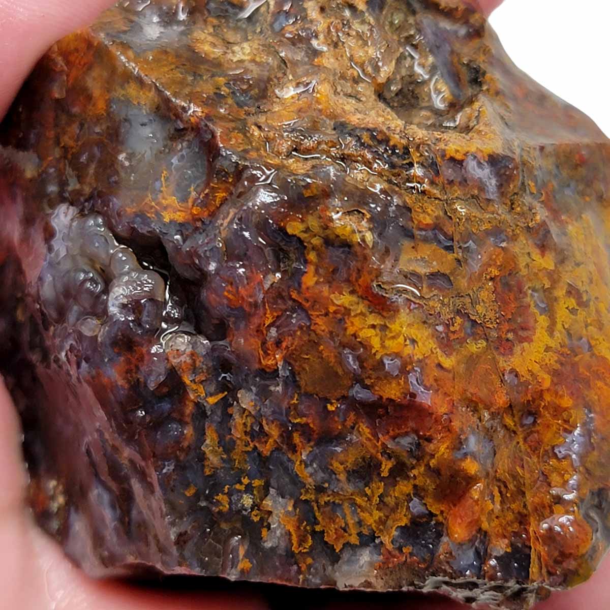 San Carlos Moss Agate Rough Chunk!