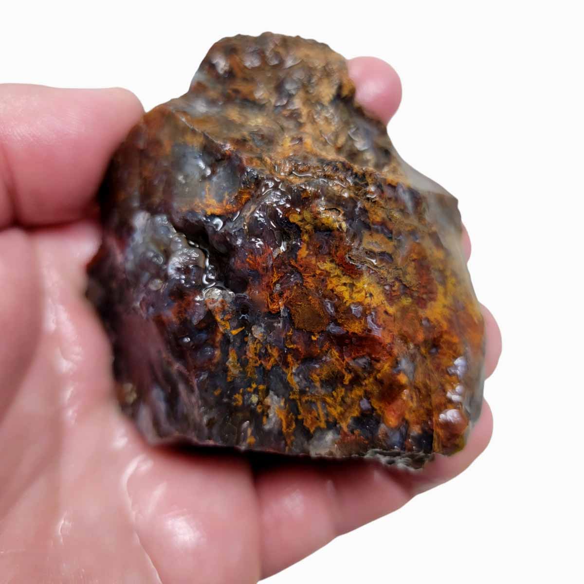 San Carlos Moss Agate Rough Chunk!