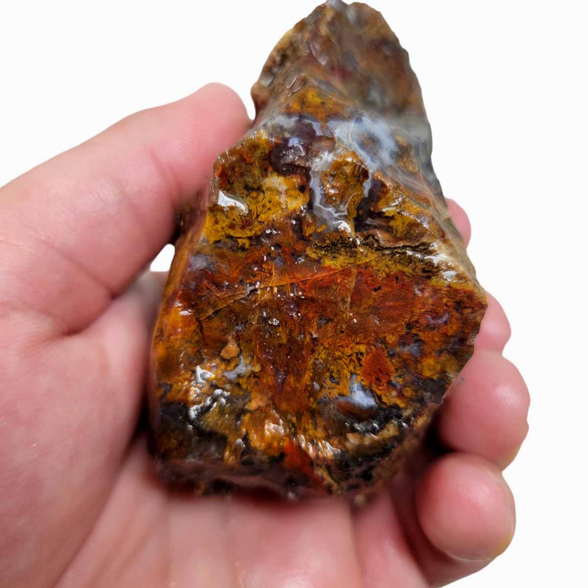 San Carlos Moss Agate Rough Chunk!