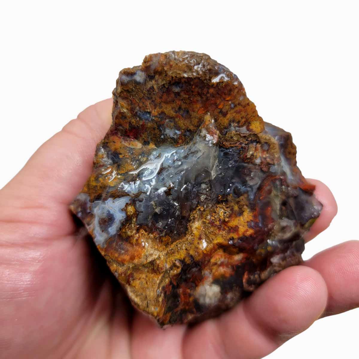 San Carlos Moss Agate Rough Chunk!