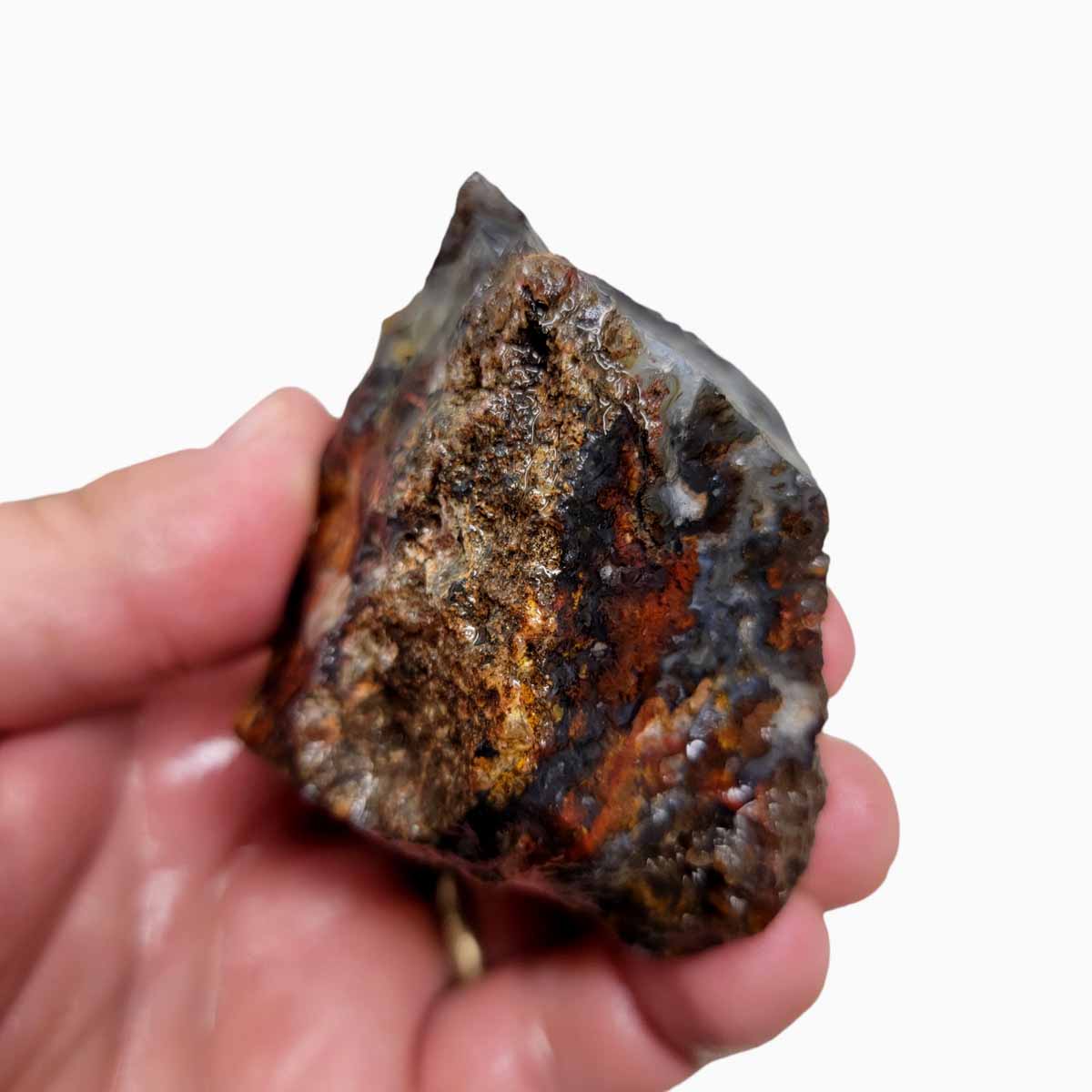 San Carlos Moss Agate Rough Chunk!