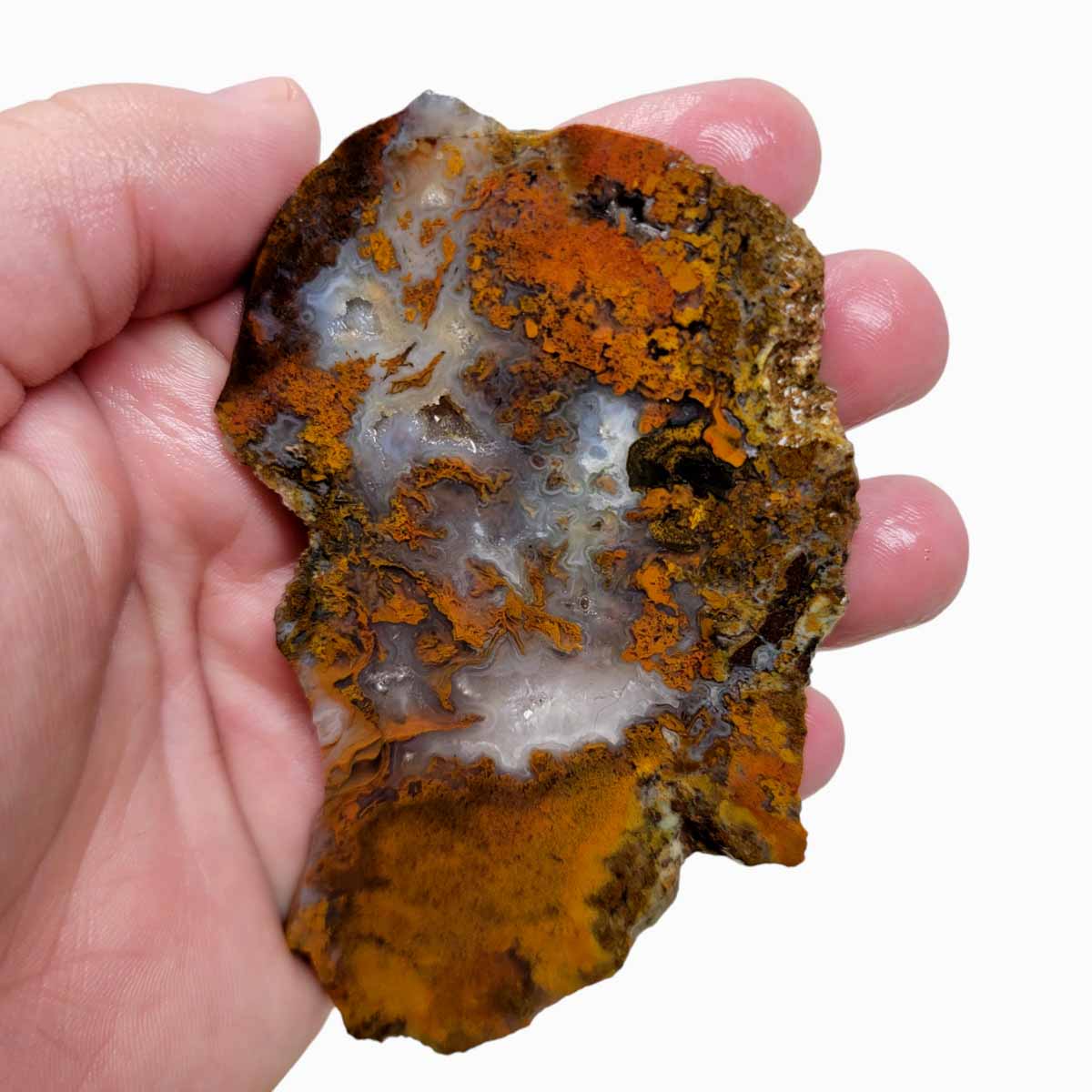 San Carlos Agate Slab!  Lapidary Stone Slab!