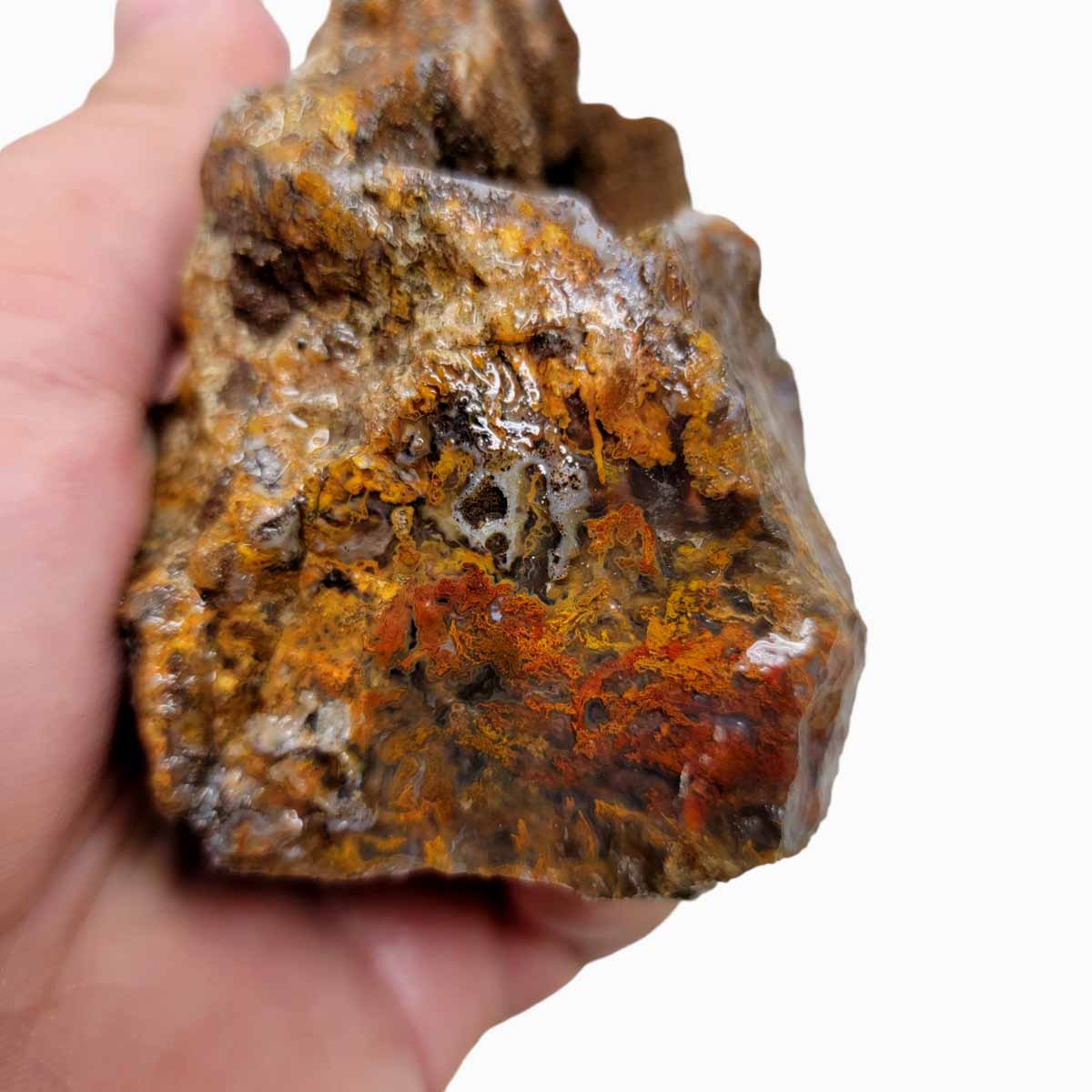 San Carlos Moss Agate Rough Chunk!