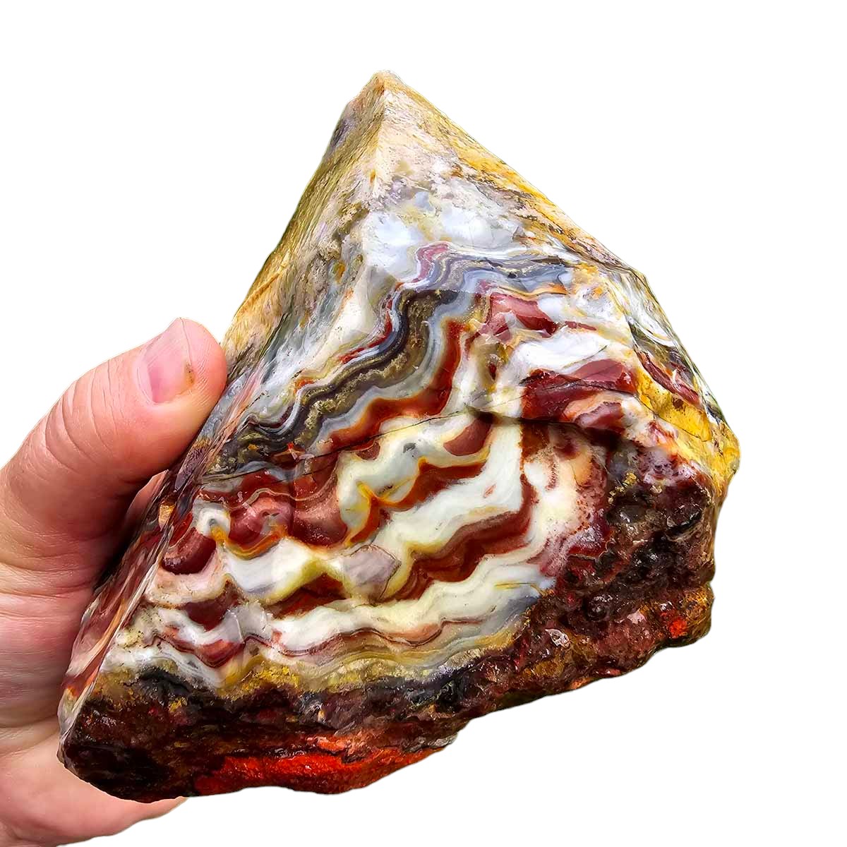 Sarape Jasper Crazy Lace Relative Rough Chunk!