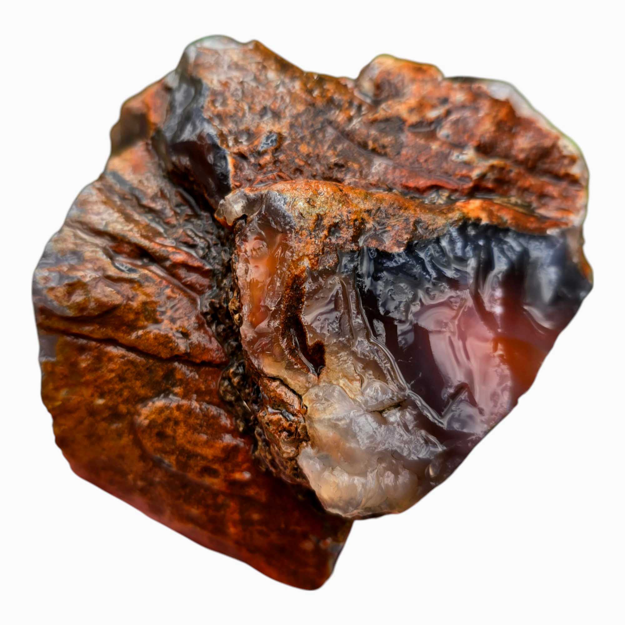 Swazi Agate Lapidary Cutting Rough Chunk