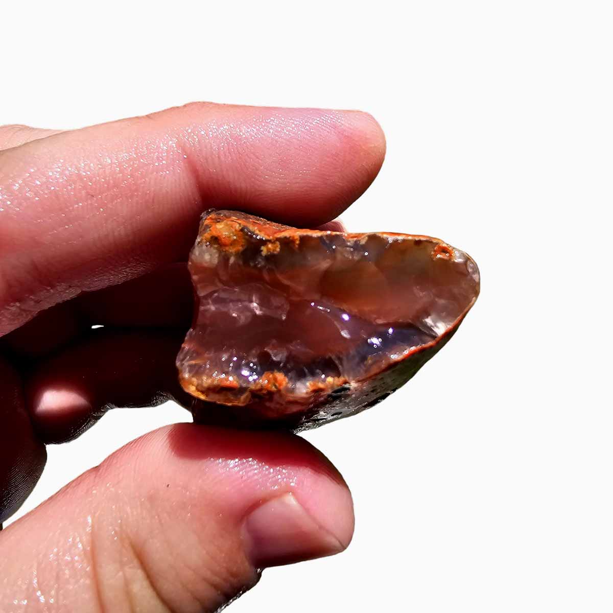 Sagenetic Swazi Agate Rough Chunk