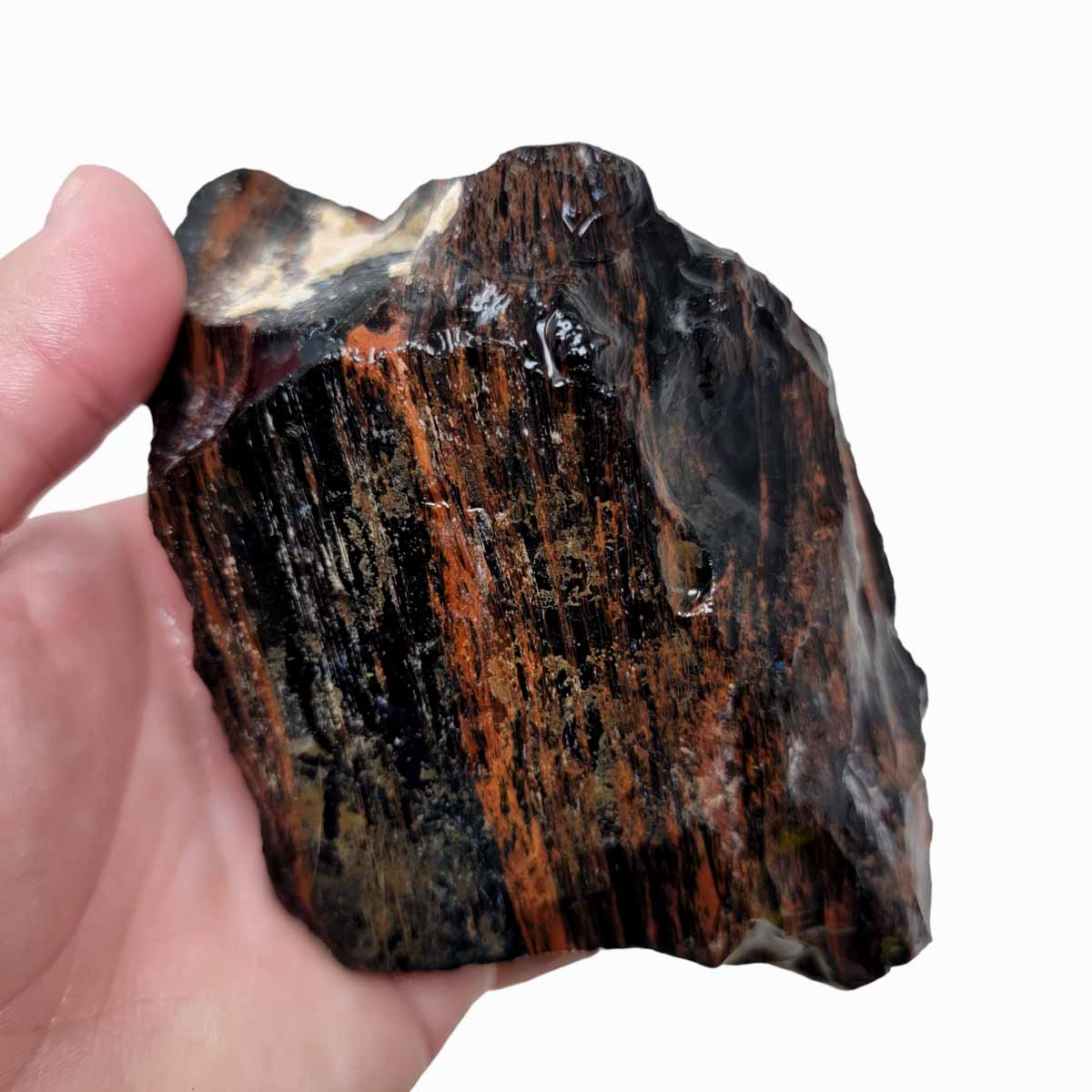 Tri-Flow Obsidian Rough Chunk!