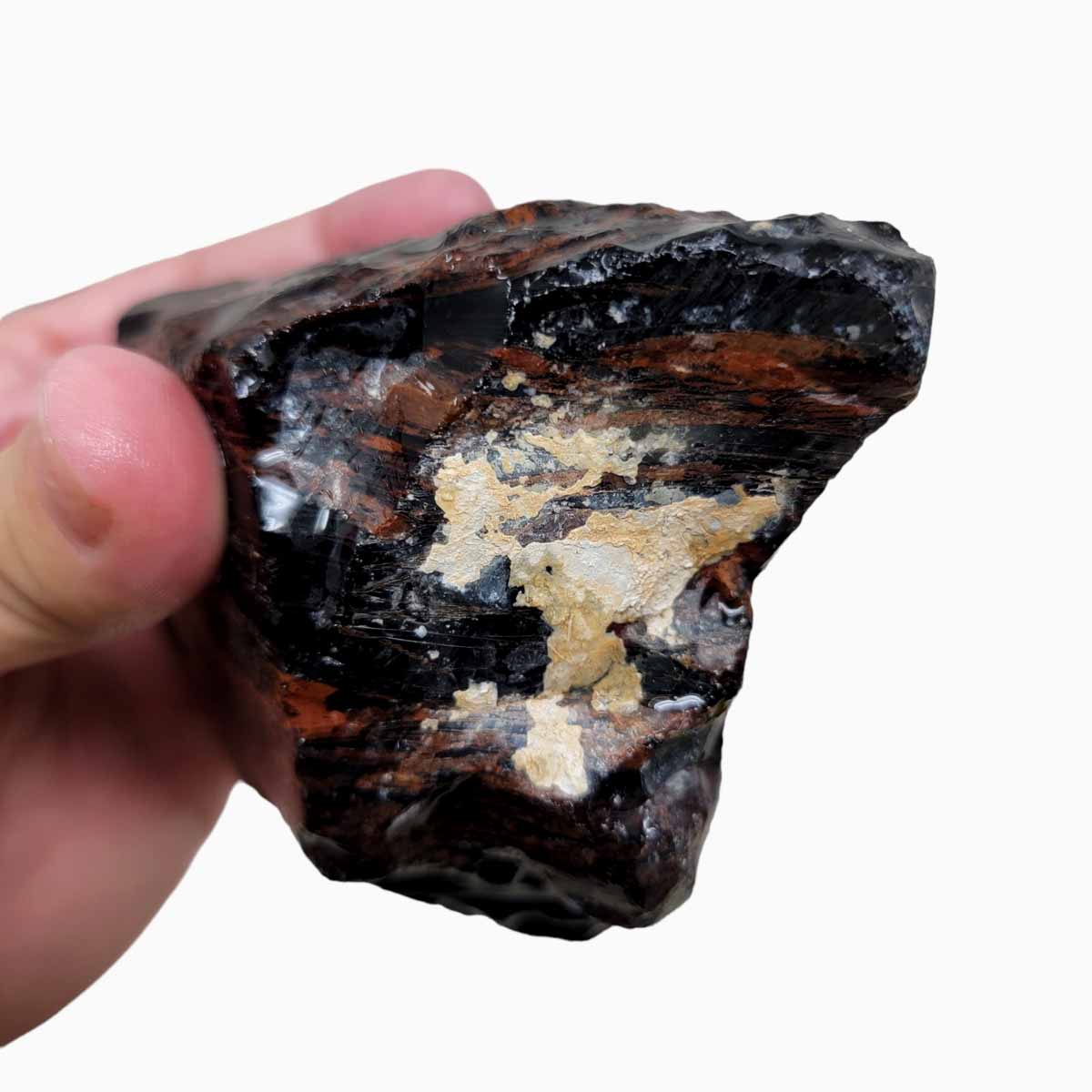 Tri-Flow Obsidian Rough Chunk!