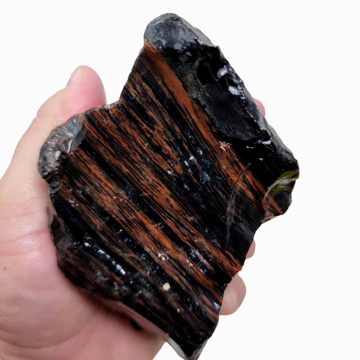 Tri-Flow Obsidian Rough Chunk!