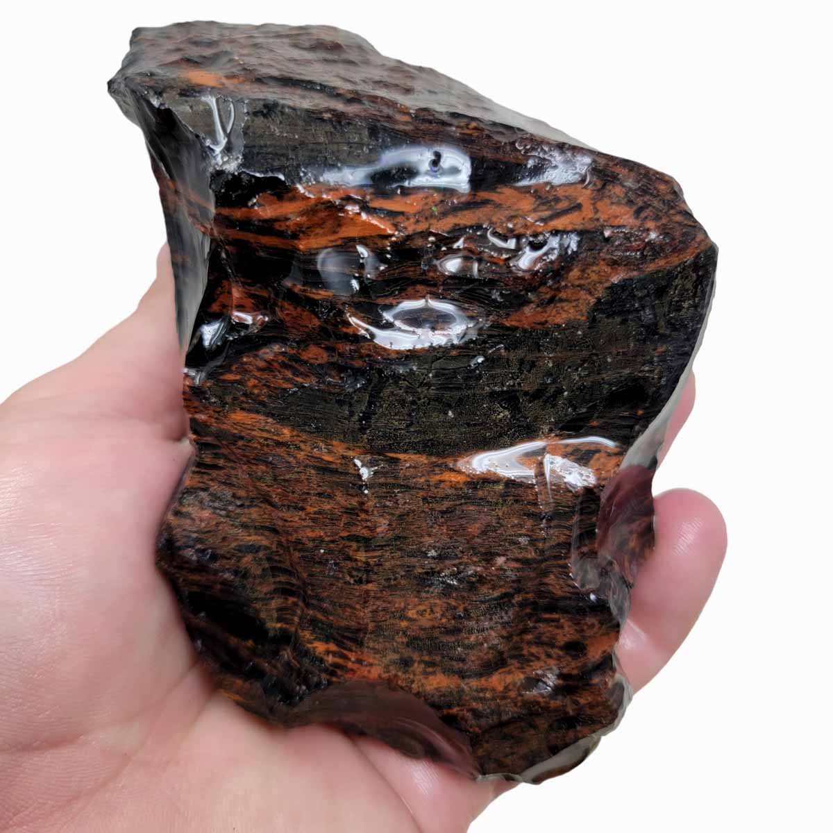 Tri-Flow Obsidian Rough Chunk!