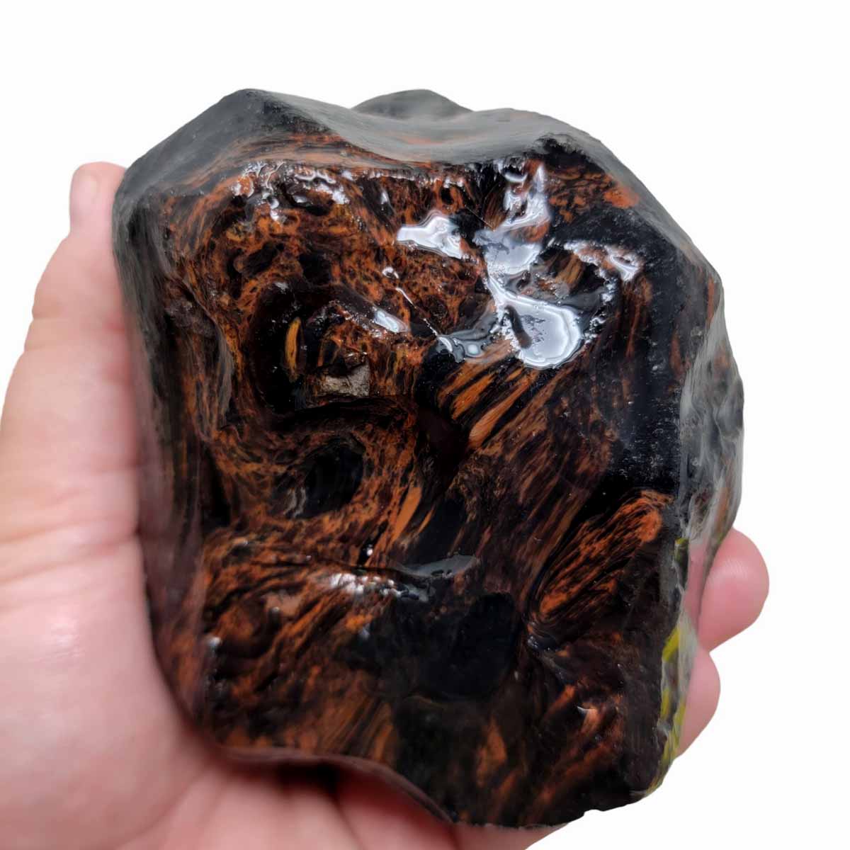 Tri-Flow Obsidian Rough Chunk!