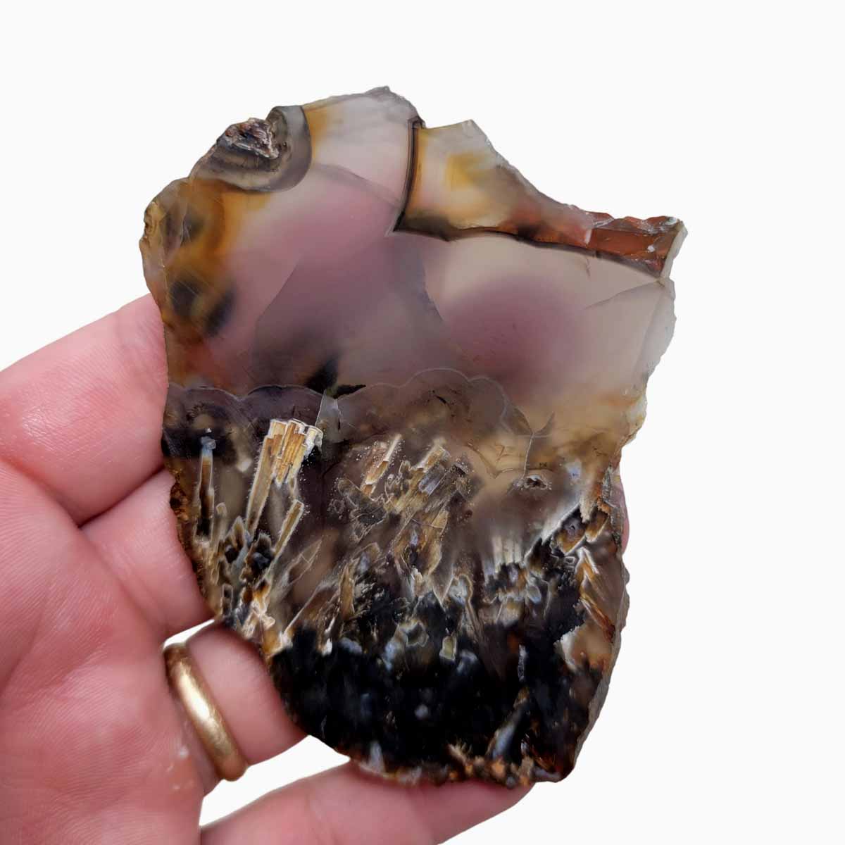 Turkish Stick Agate Slab!  Lapidary Stone Slab!