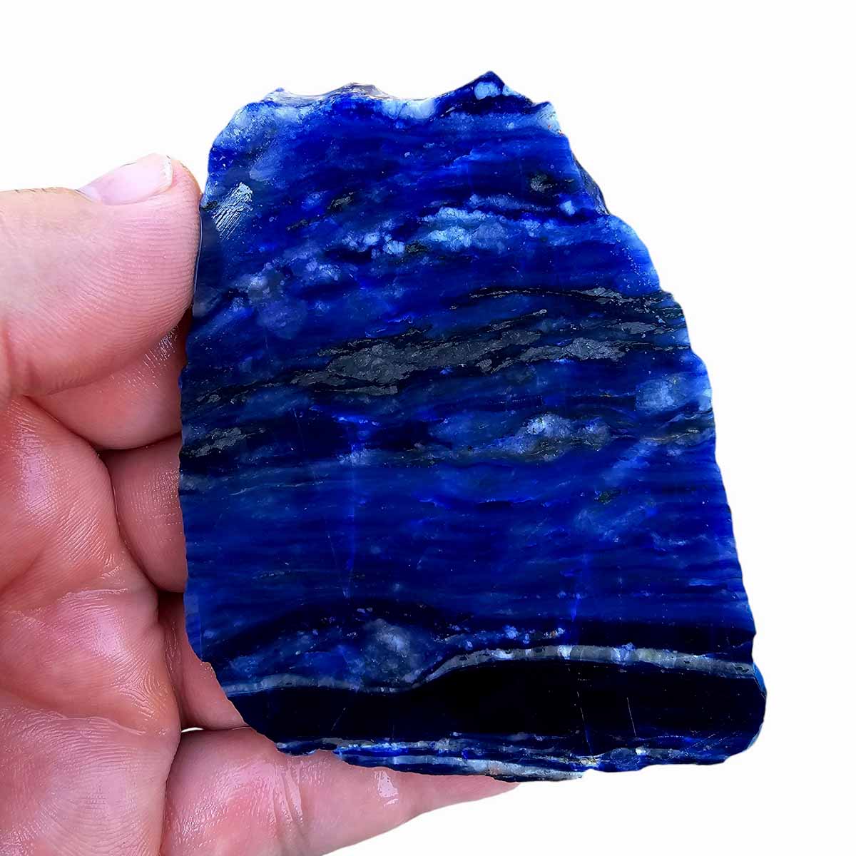 Blue Uruguay Sodalite Slab  Lapidary Stone Slab