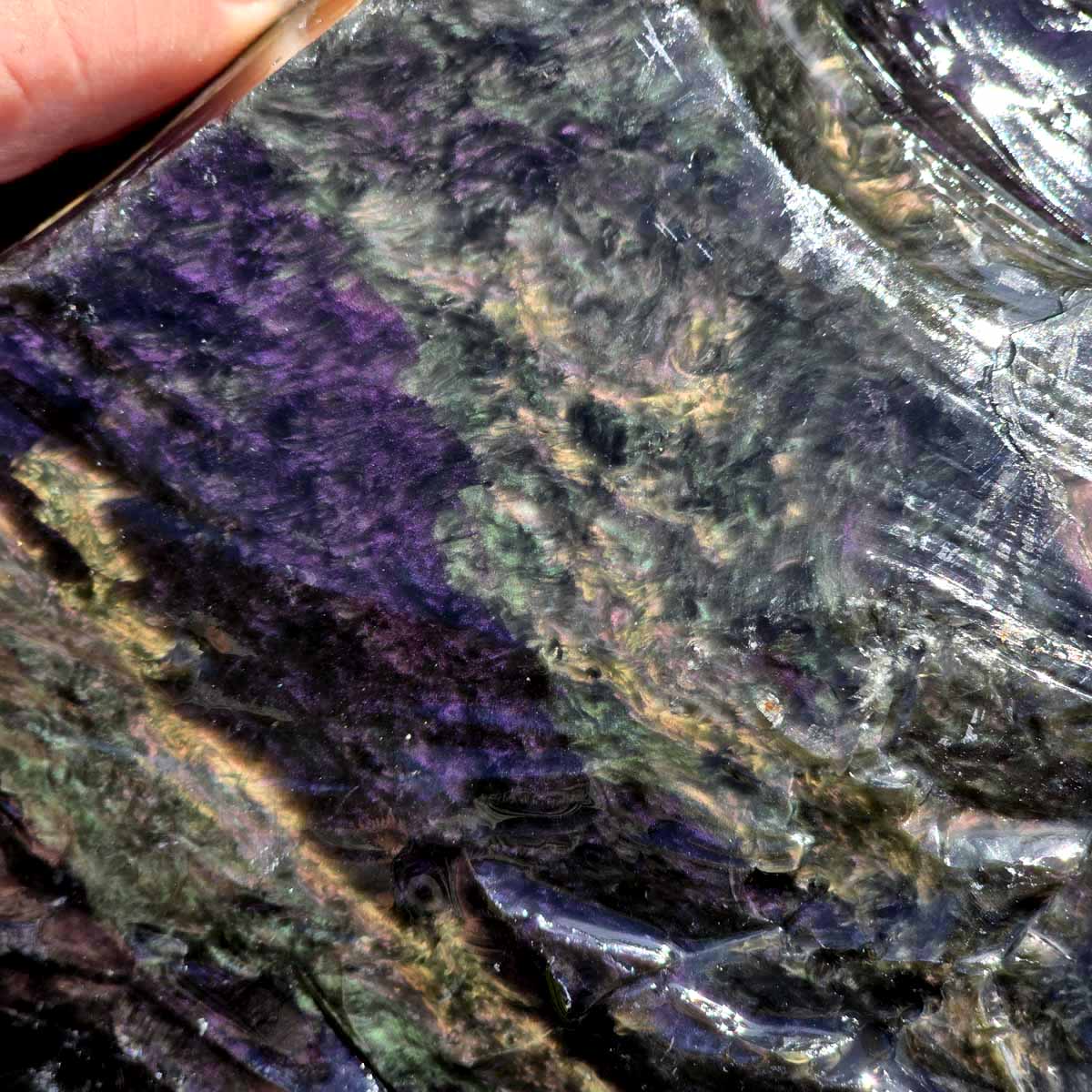 Highgrade Mexican Velvet Obsidian Rough Chunk!