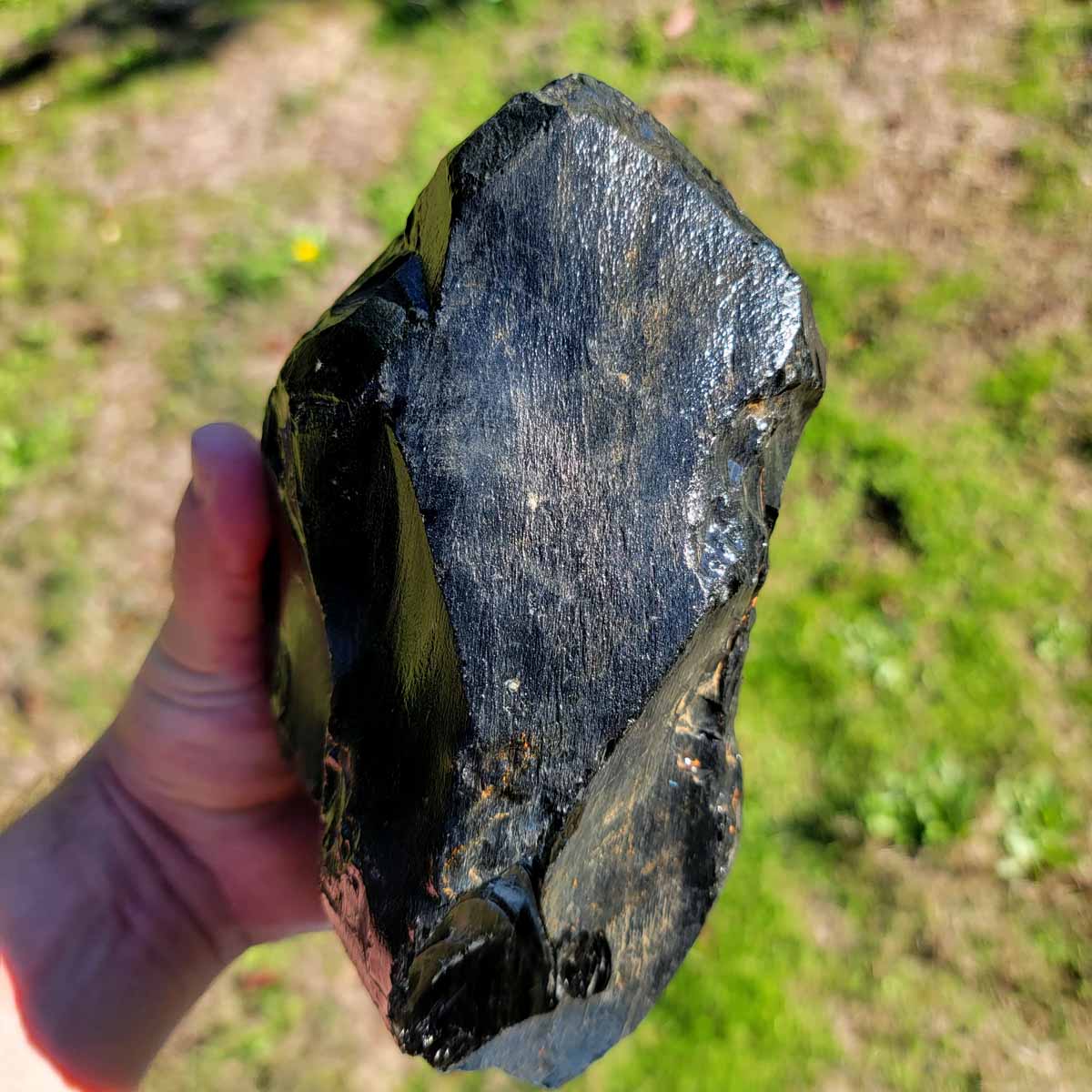 Highgrade Mexican Velvet Obsidian Rough Chunk!